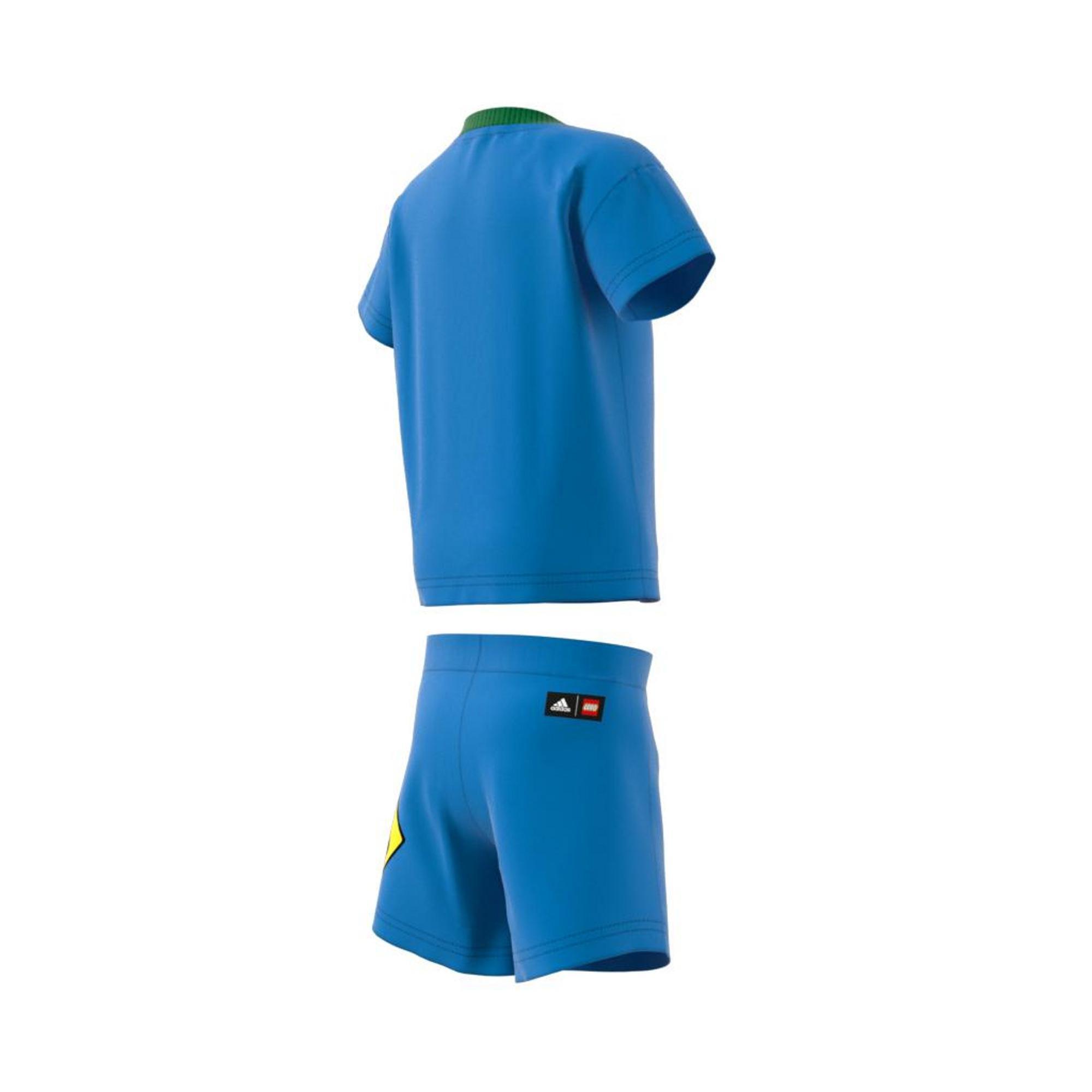Unisex Kids Classic Lego T-Shirt And Shorts Set, Blue, , large image number 19