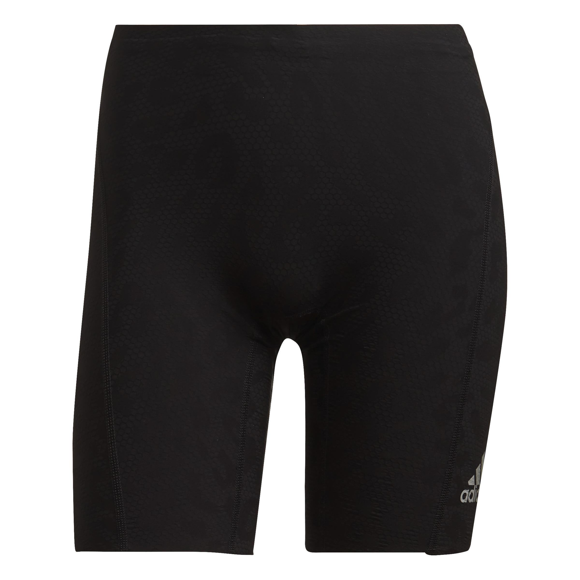 Adizero Primeweave Short Running Leggings, Black, A901_ONE, large image number 0