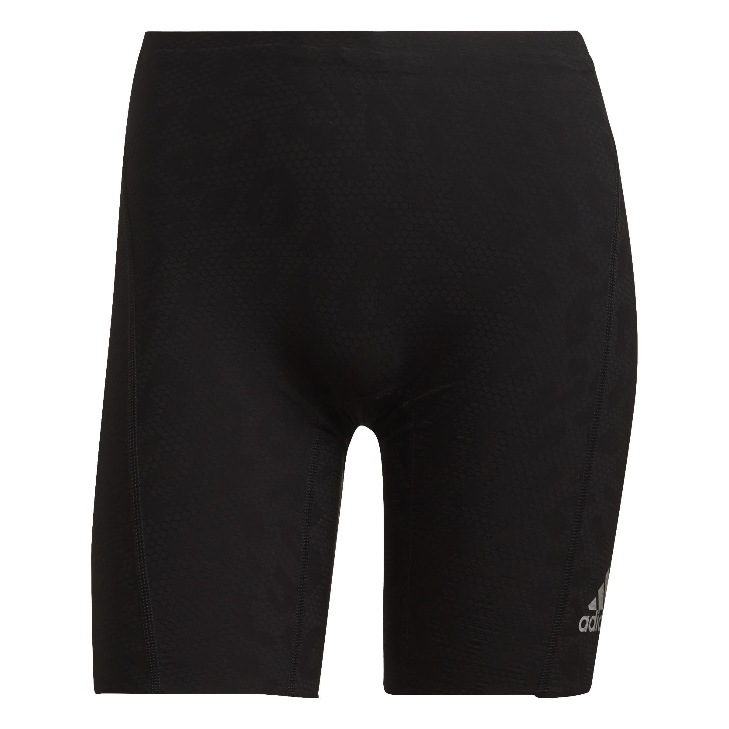 Adizero Primeweave Short Running Leggings, Black, A901_ONE, large image number 2