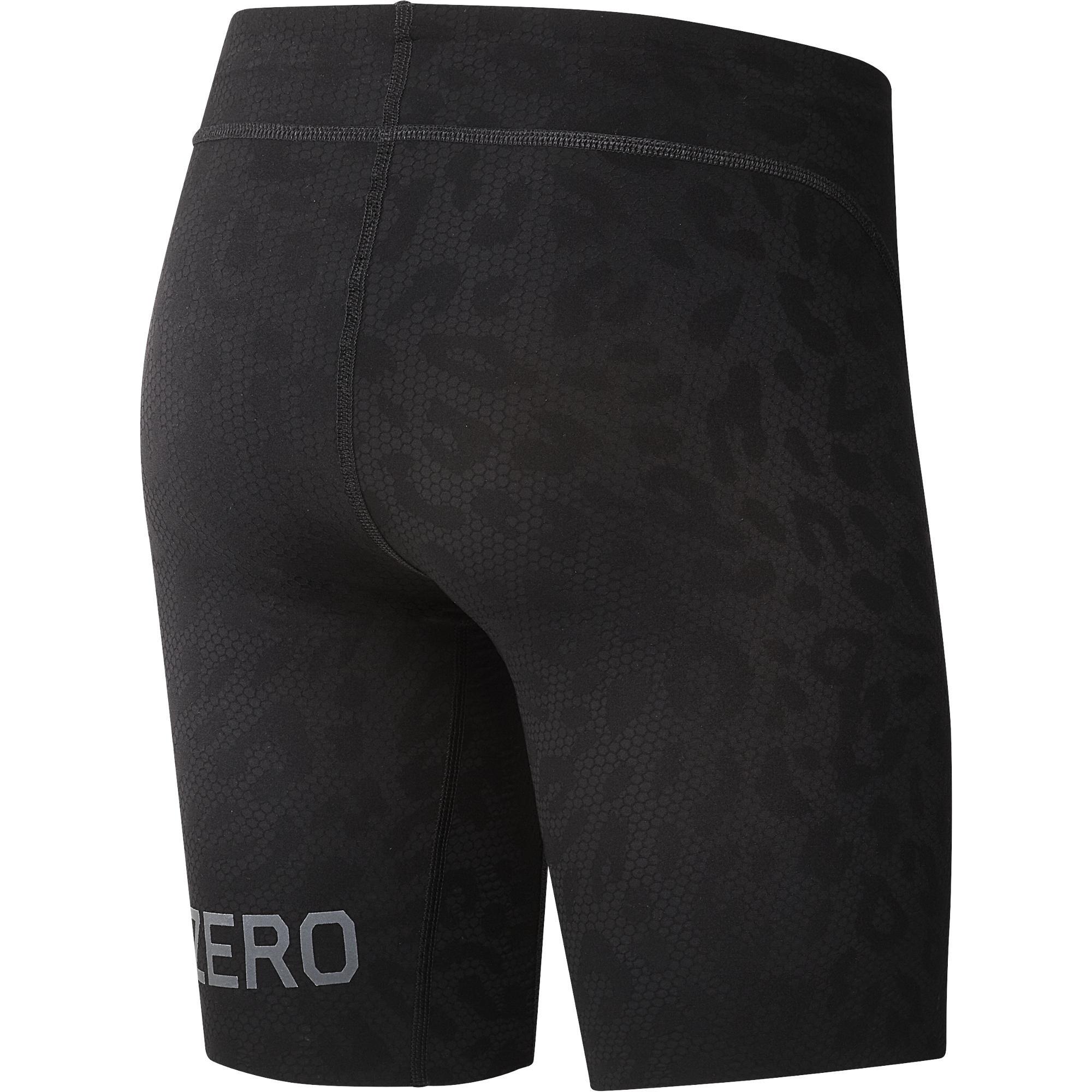 Adizero Primeweave Short Running Leggings, Black, A901_ONE, large image number 6