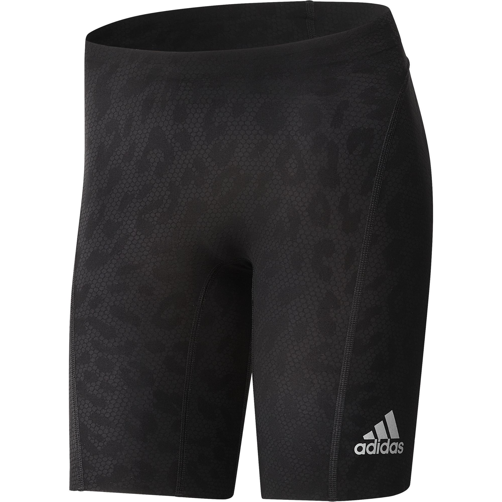 Adizero Primeweave Short Running Leggings, Black, A901_ONE, large image number 12