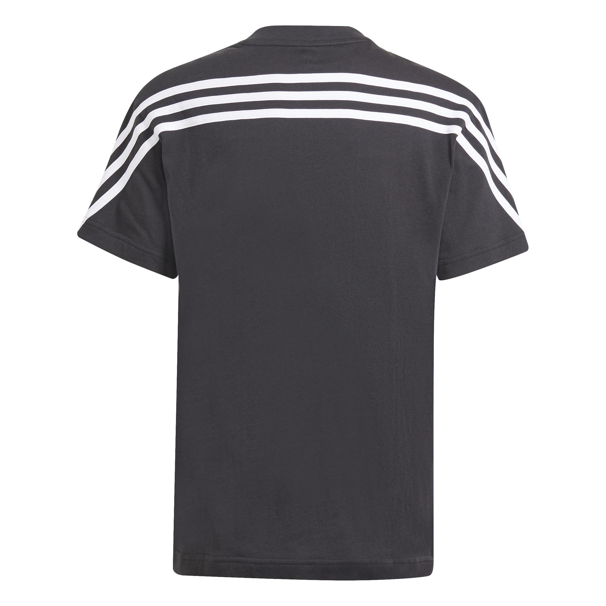 Kids Boys Future Icons 3-Stripes Tee, Black, A901_ONE, large image number 2