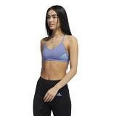 Women All Me Light Support Training Bra, Lilac, A901_ONE, large image number 19