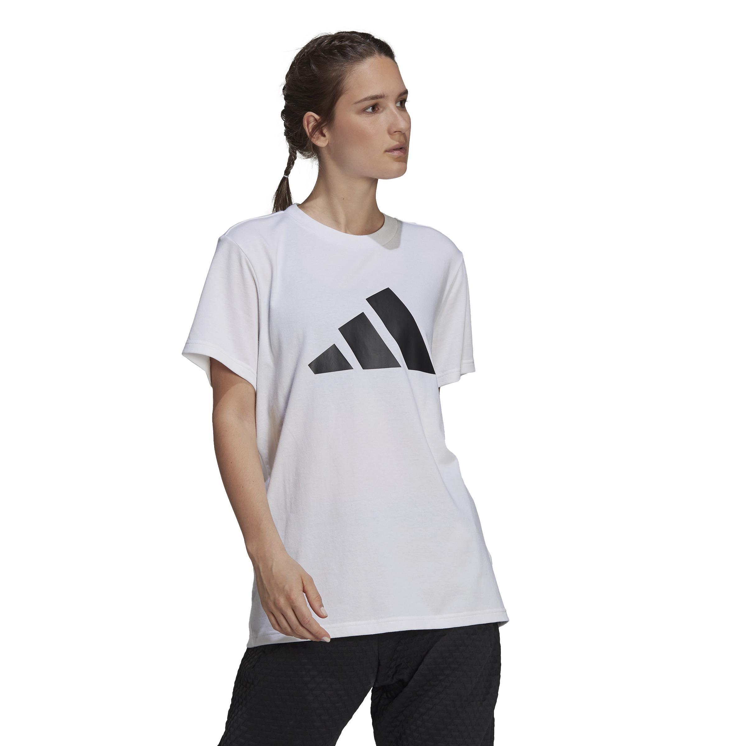 Women Adidas Sportswear Future Icons Logo Graphic T Shirt White