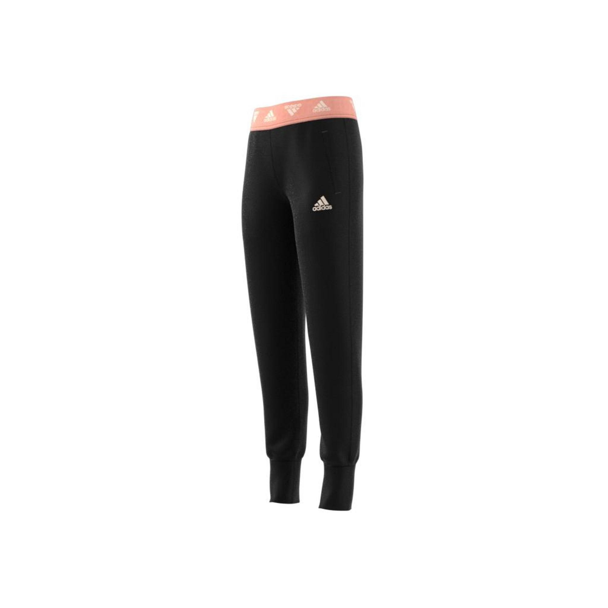 Kids Aeroready Up2Move Cotton Touch Training Tapered-Leg Joggers, Black, A901_ONE, large image number 9