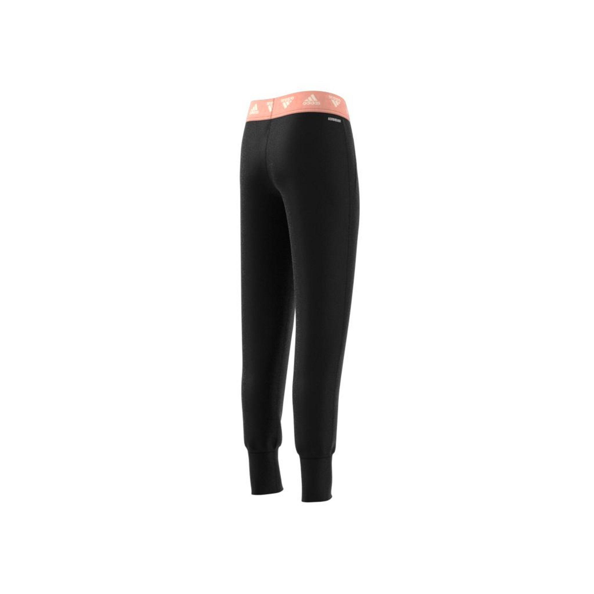 Kids Aeroready Up2Move Cotton Touch Training Tapered-Leg Joggers, Black, A901_ONE, large image number 10