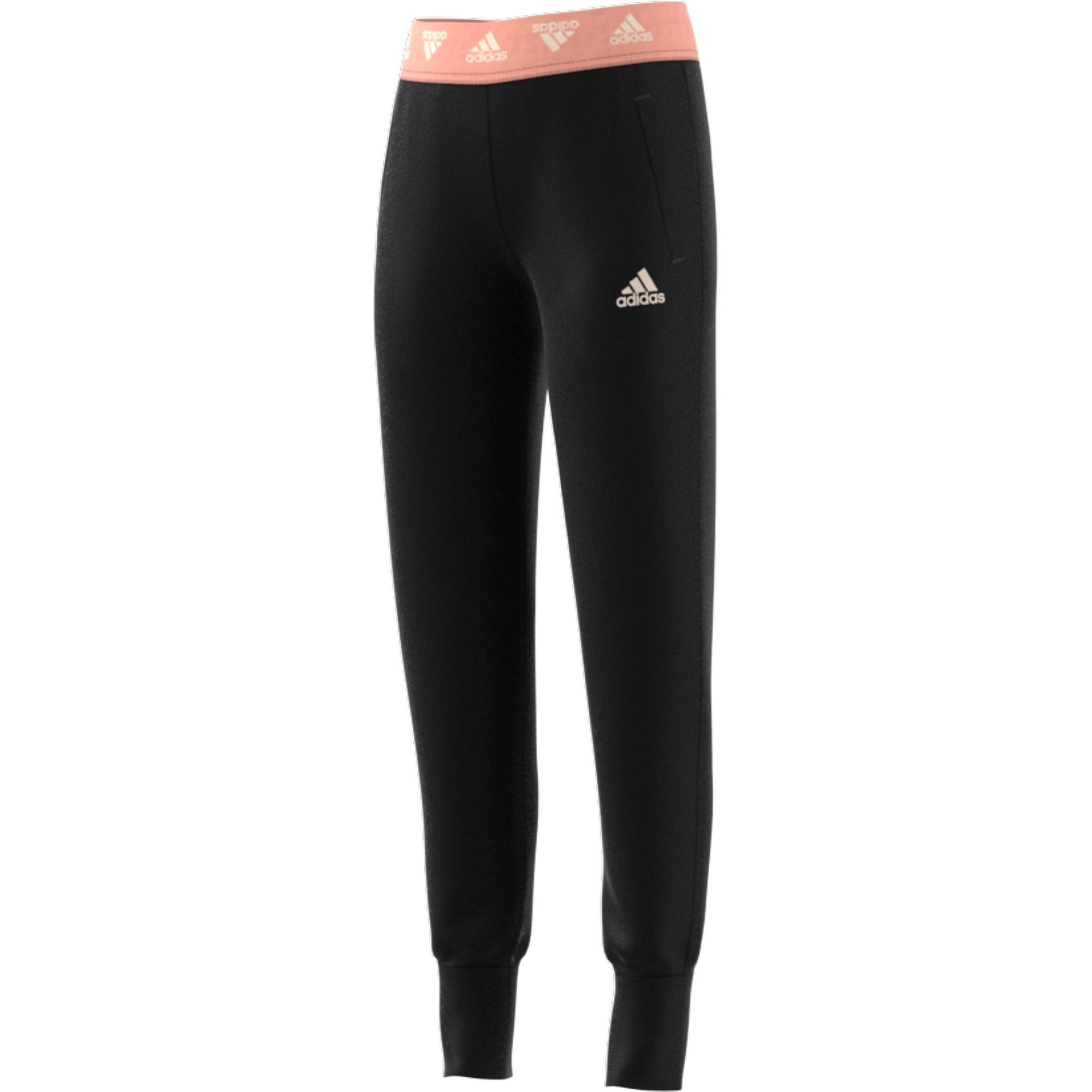 Kids Aeroready Up2Move Cotton Touch Training Tapered-Leg Joggers, Black, A901_ONE, large image number 11