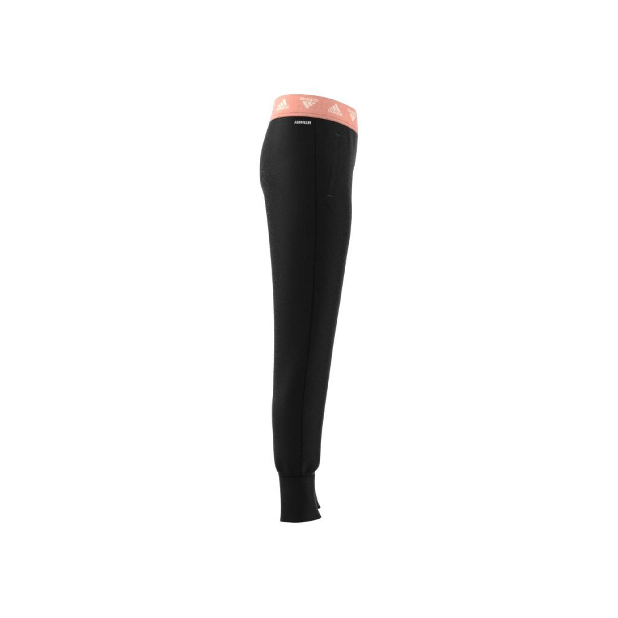 Kids Aeroready Up2Move Cotton Touch Training Tapered-Leg Joggers, Black, A901_ONE, large image number 14