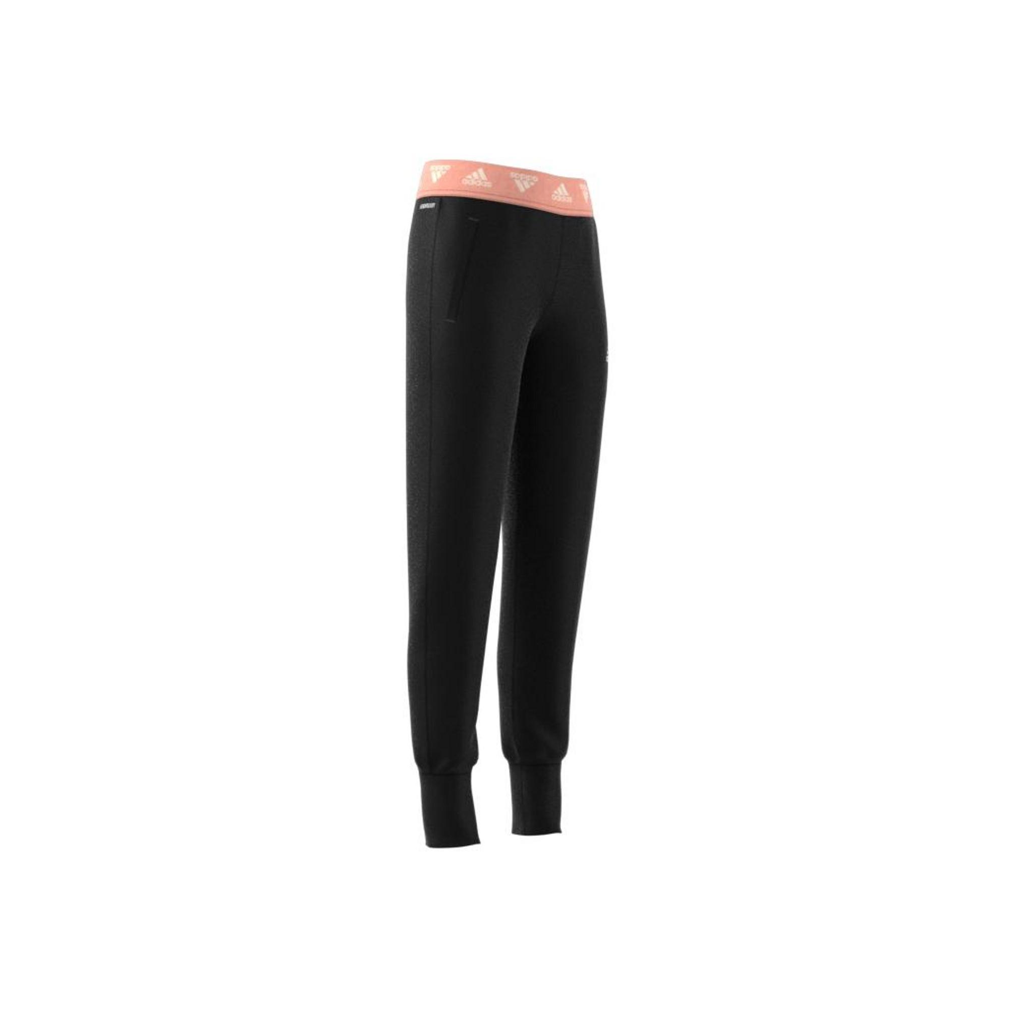 Kids Aeroready Up2Move Cotton Touch Training Tapered-Leg Joggers, Black, A901_ONE, large image number 15