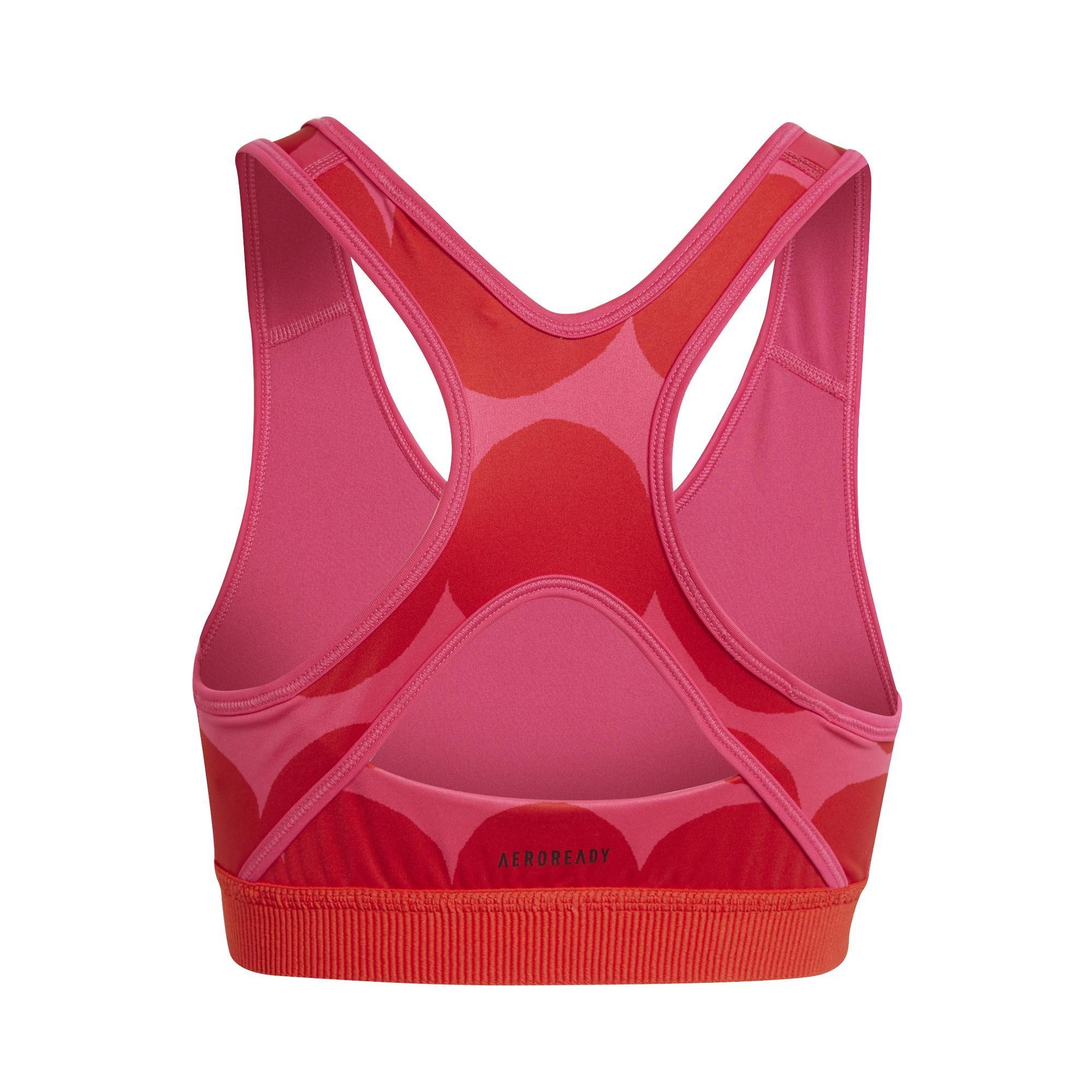 Kids Marimekko Primegreen Aeroready Training Bra, Pink, , large image number 1