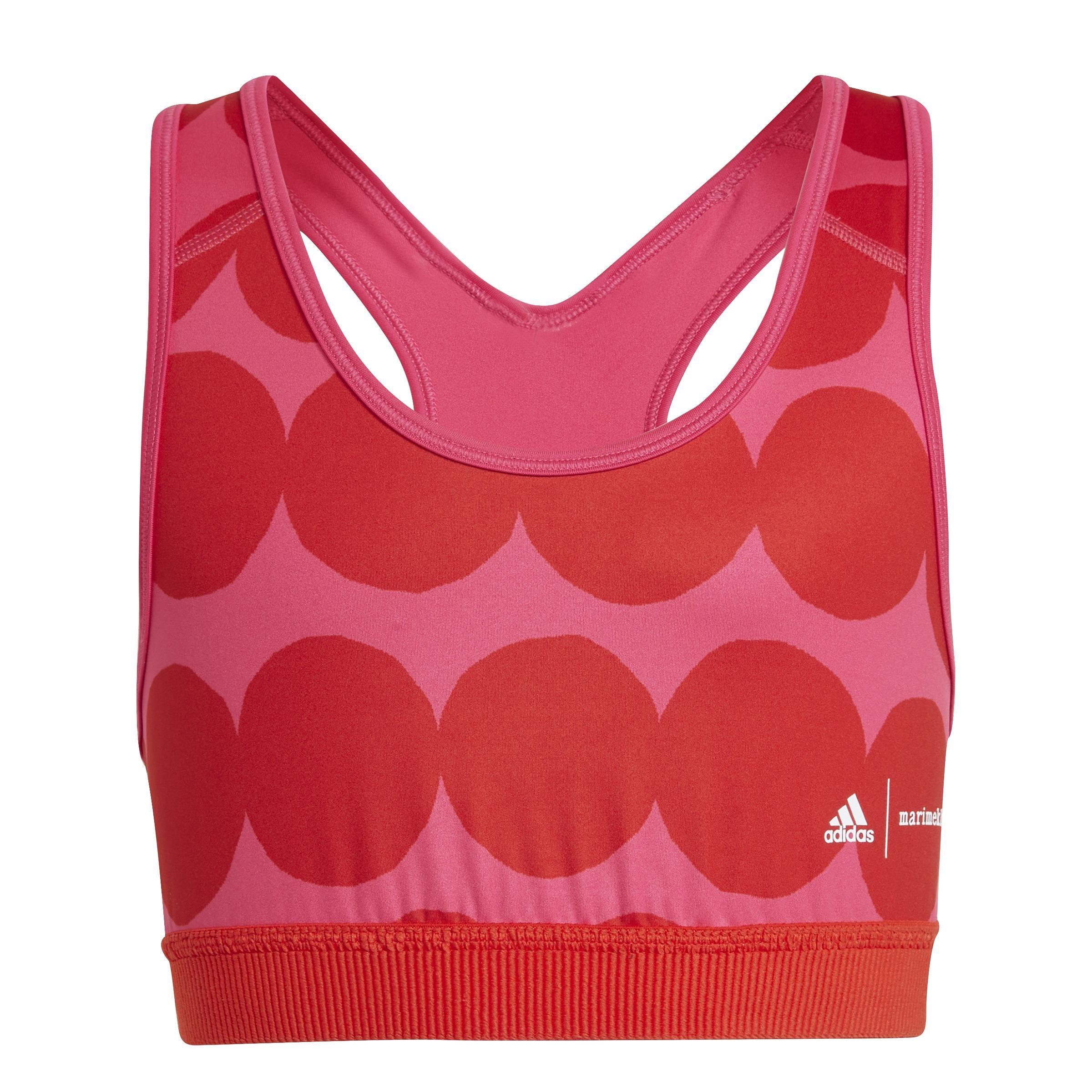 Kids Marimekko Primegreen Aeroready Training Bra, Pink, , large image number 2