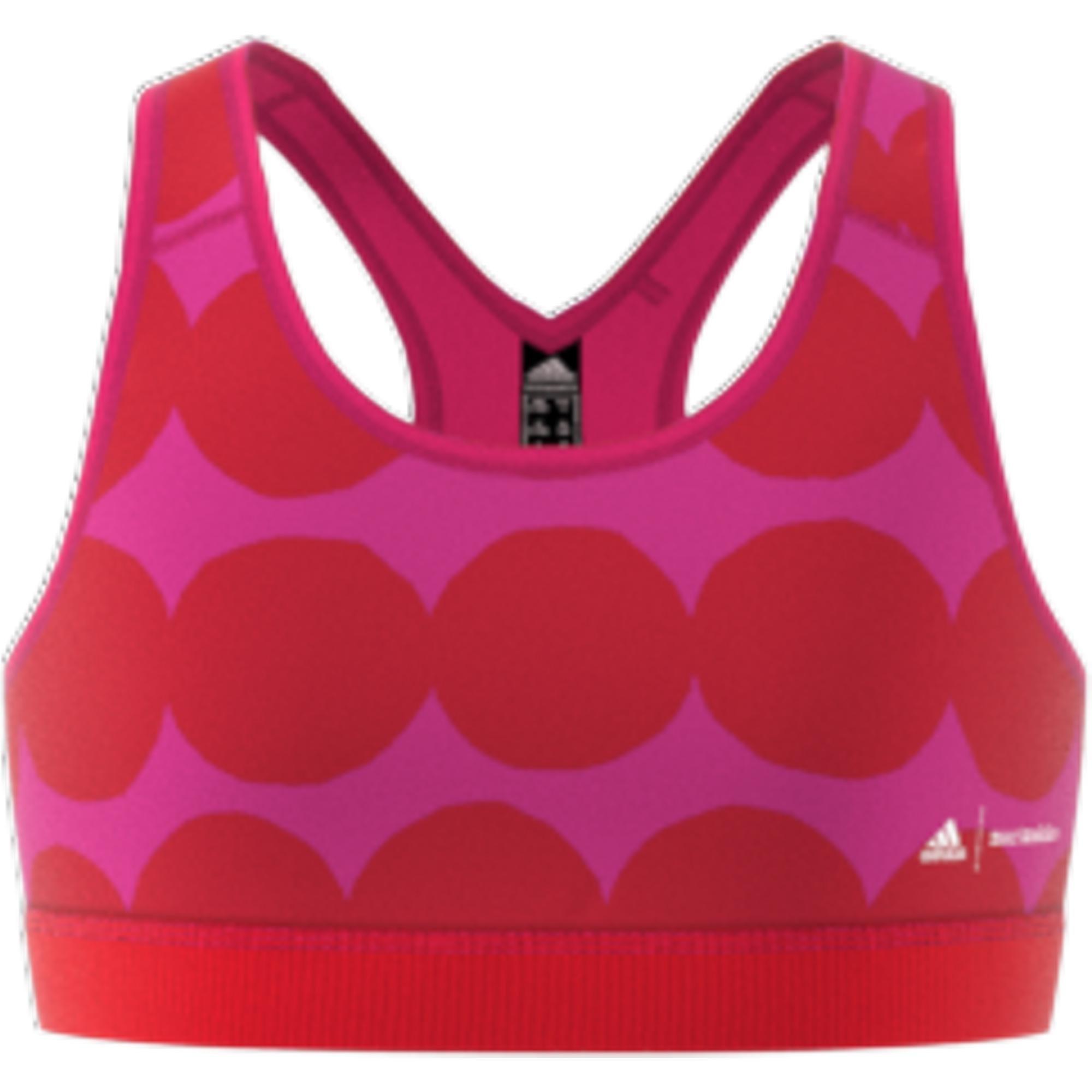 Kids Marimekko Primegreen Aeroready Training Bra, Pink, , large image number 3