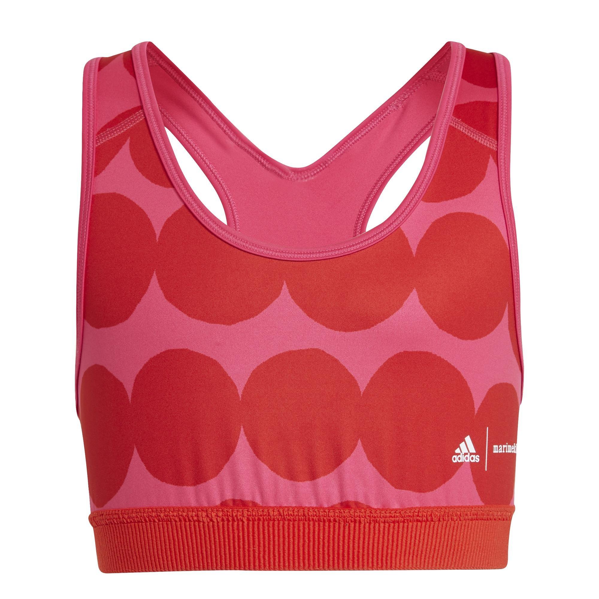 Kids Marimekko Primegreen Aeroready Training Bra, Pink, , large image number 5