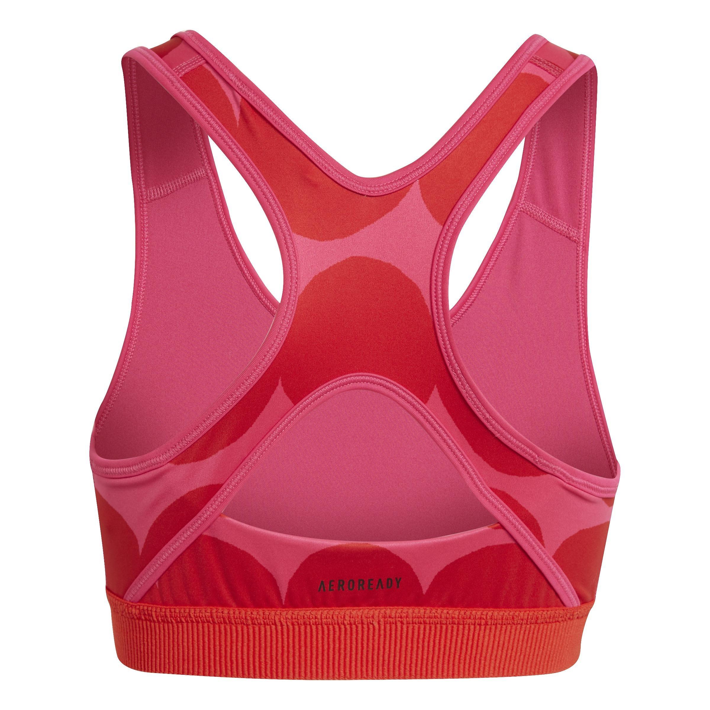 Kids Girls Marimekko Primegreen Aeroready Training Bra, Pink