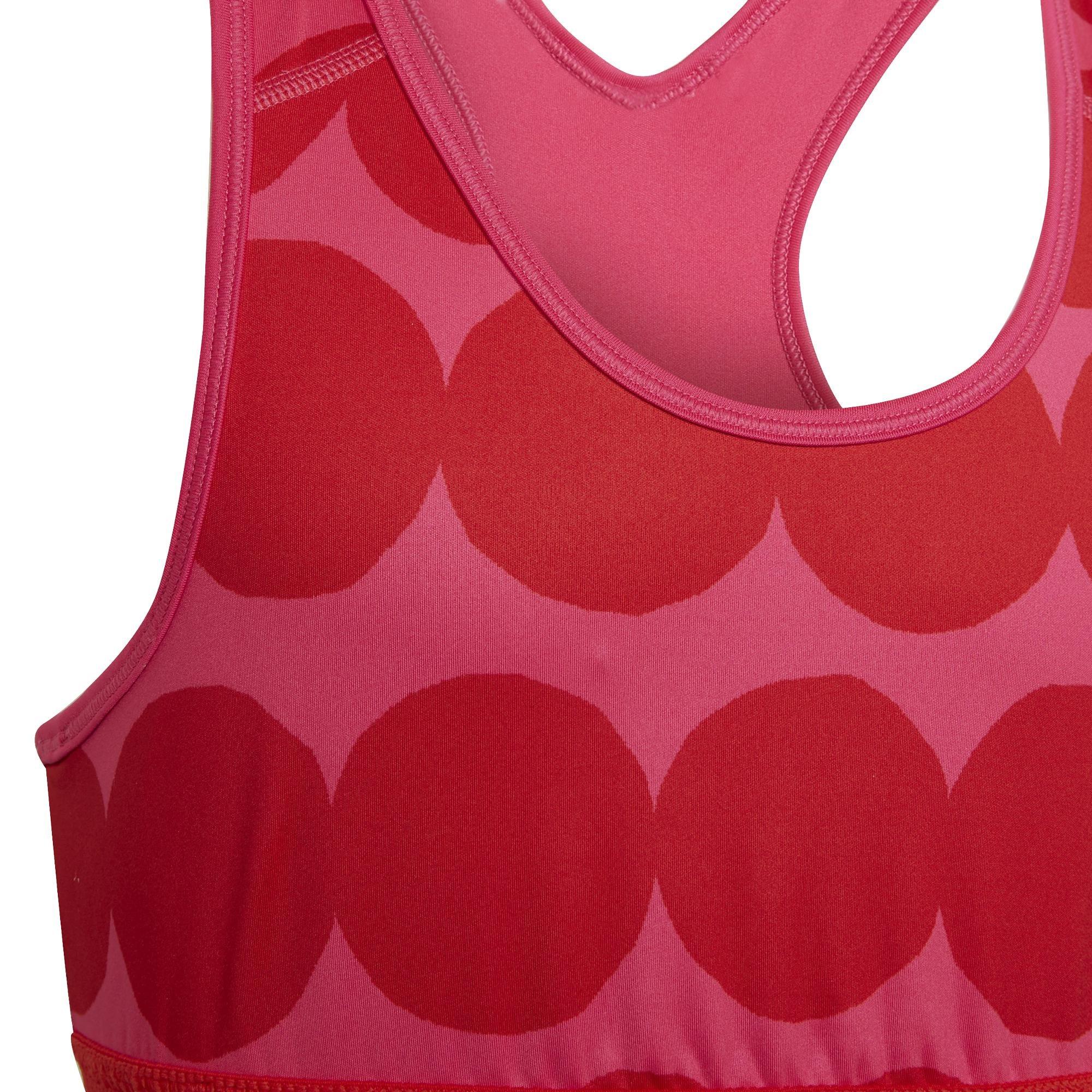 Kids Marimekko Primegreen Aeroready Training Bra, Pink, , large image number 10