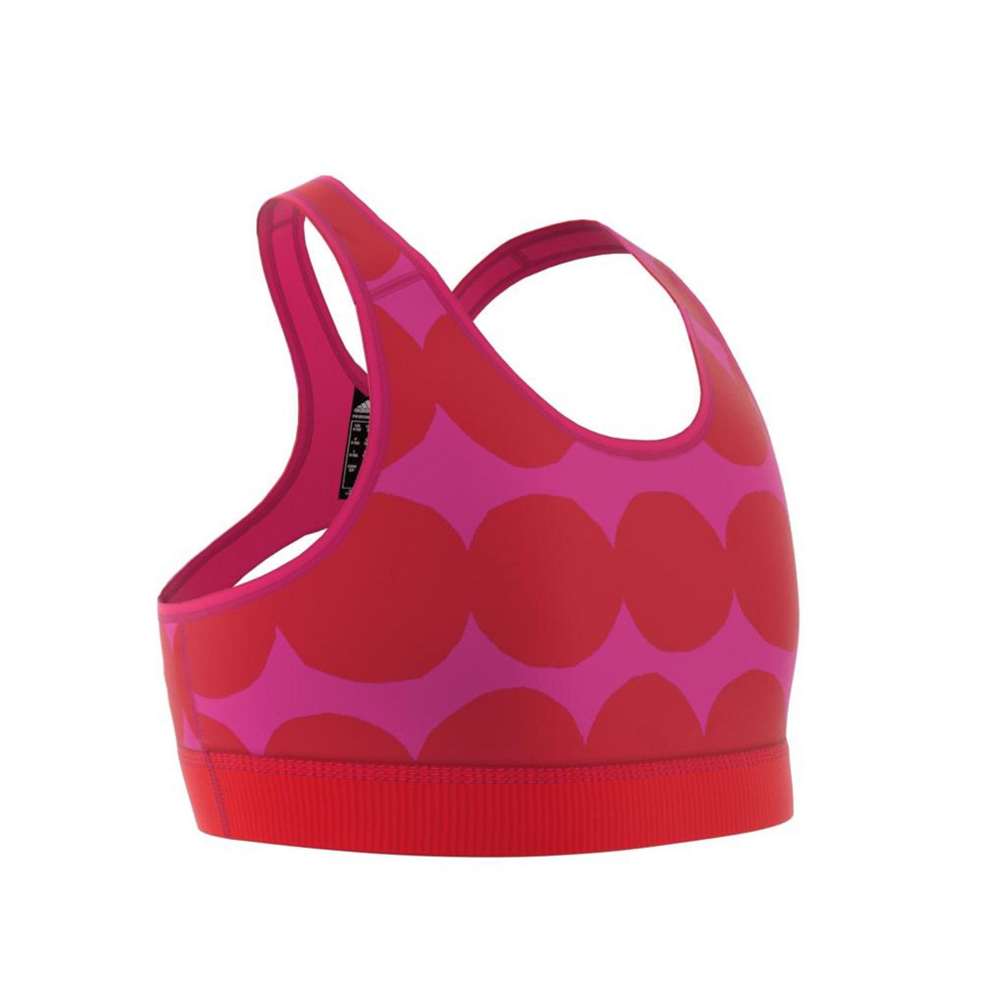 Kids Marimekko Primegreen Aeroready Training Bra, Pink, , large image number 14