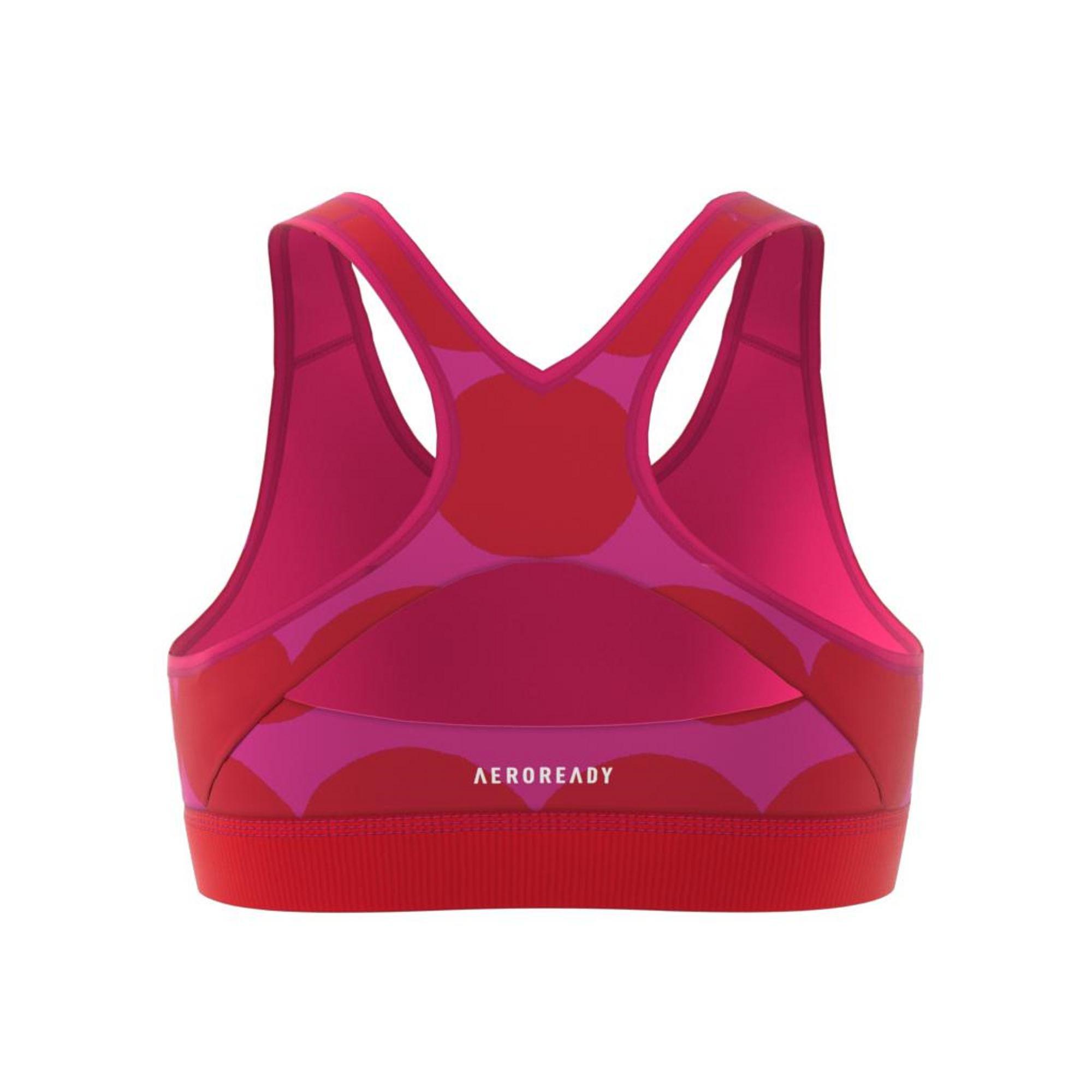 Kids Marimekko Primegreen Aeroready Training Bra, Pink, , large image number 15