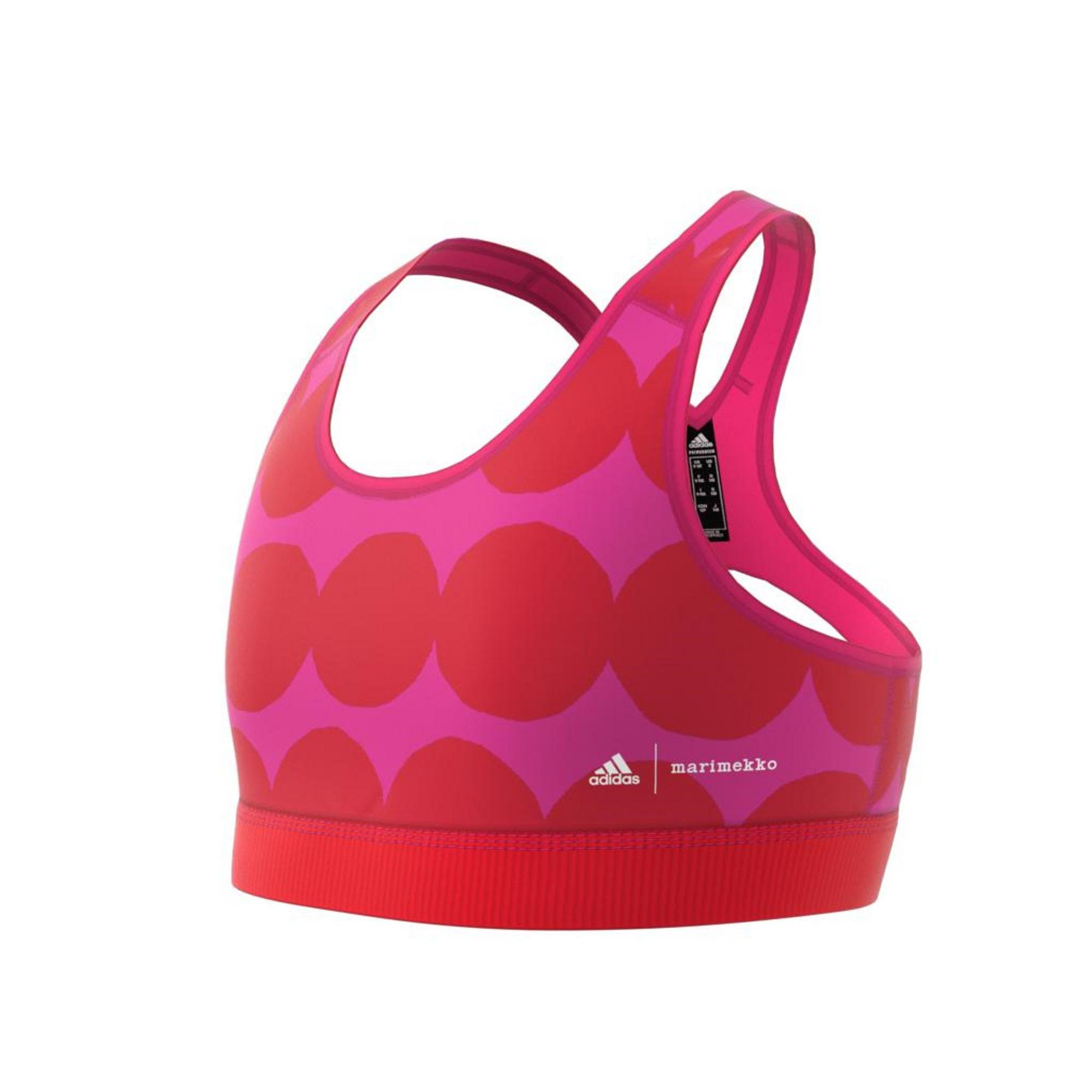 Kids Marimekko Primegreen Aeroready Training Bra, Pink, , large image number 16