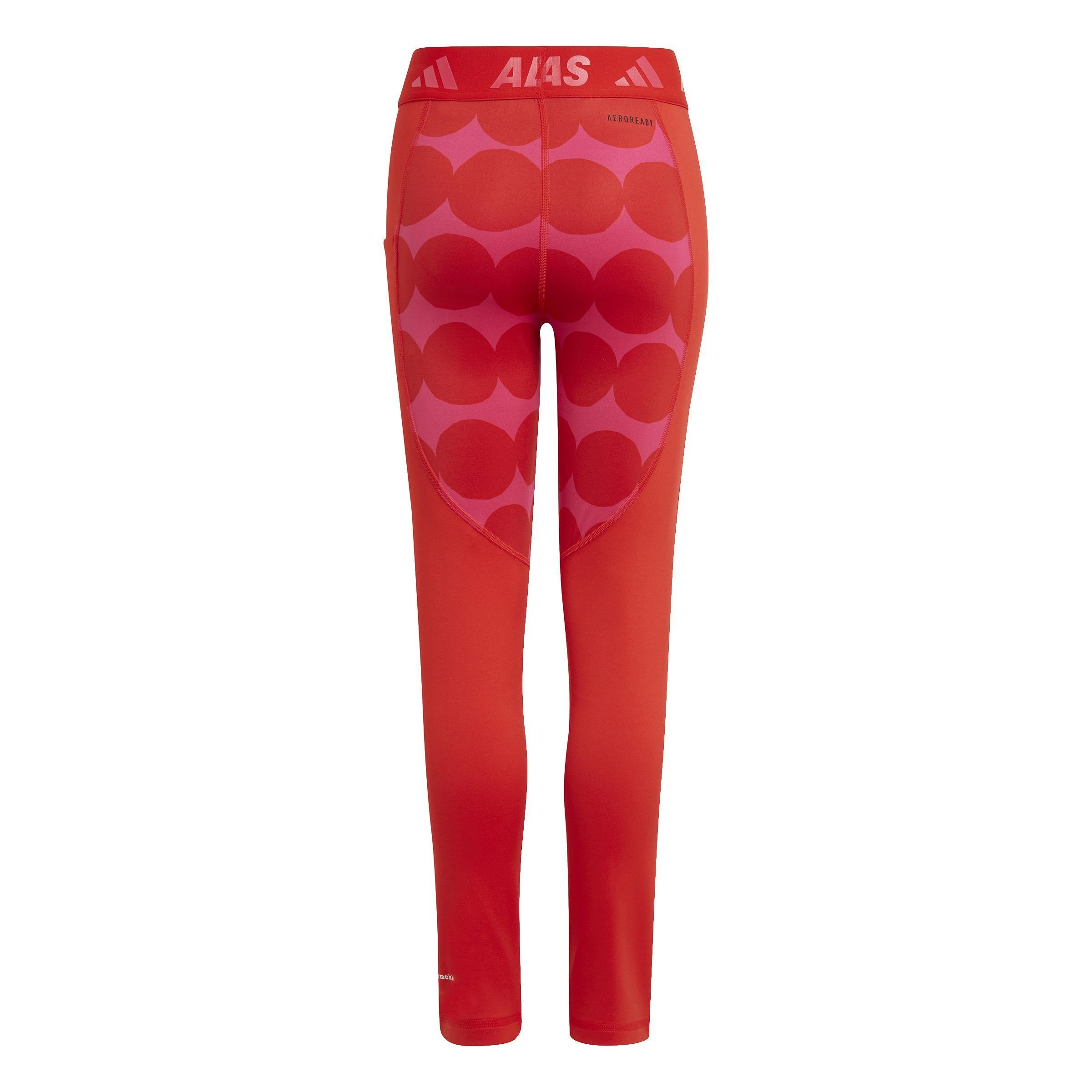 Marimekko Techfit Primegreen Aeroready Training Pocket Leggings, Pink, A901_ONE, large image number 1