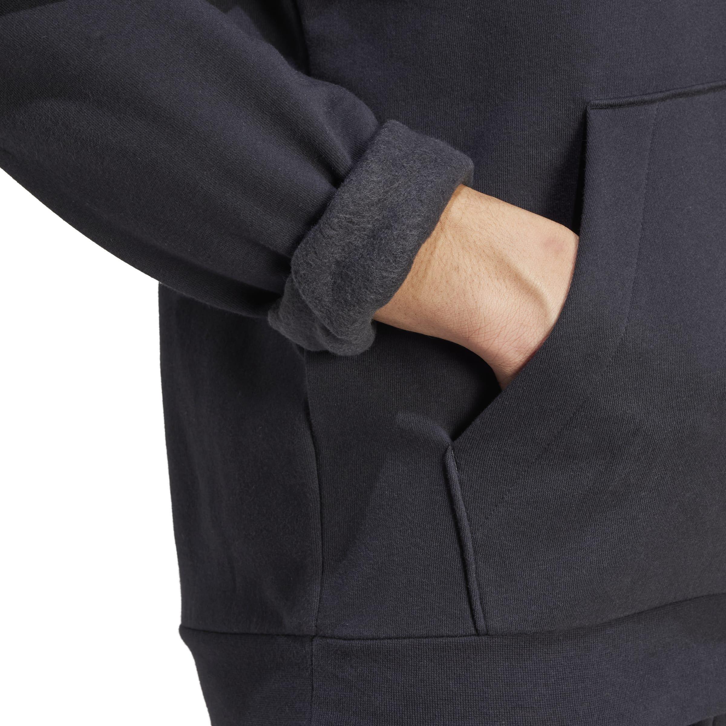 Essentials Fleece Hoodie, Black, A901_ONE, large image number 3