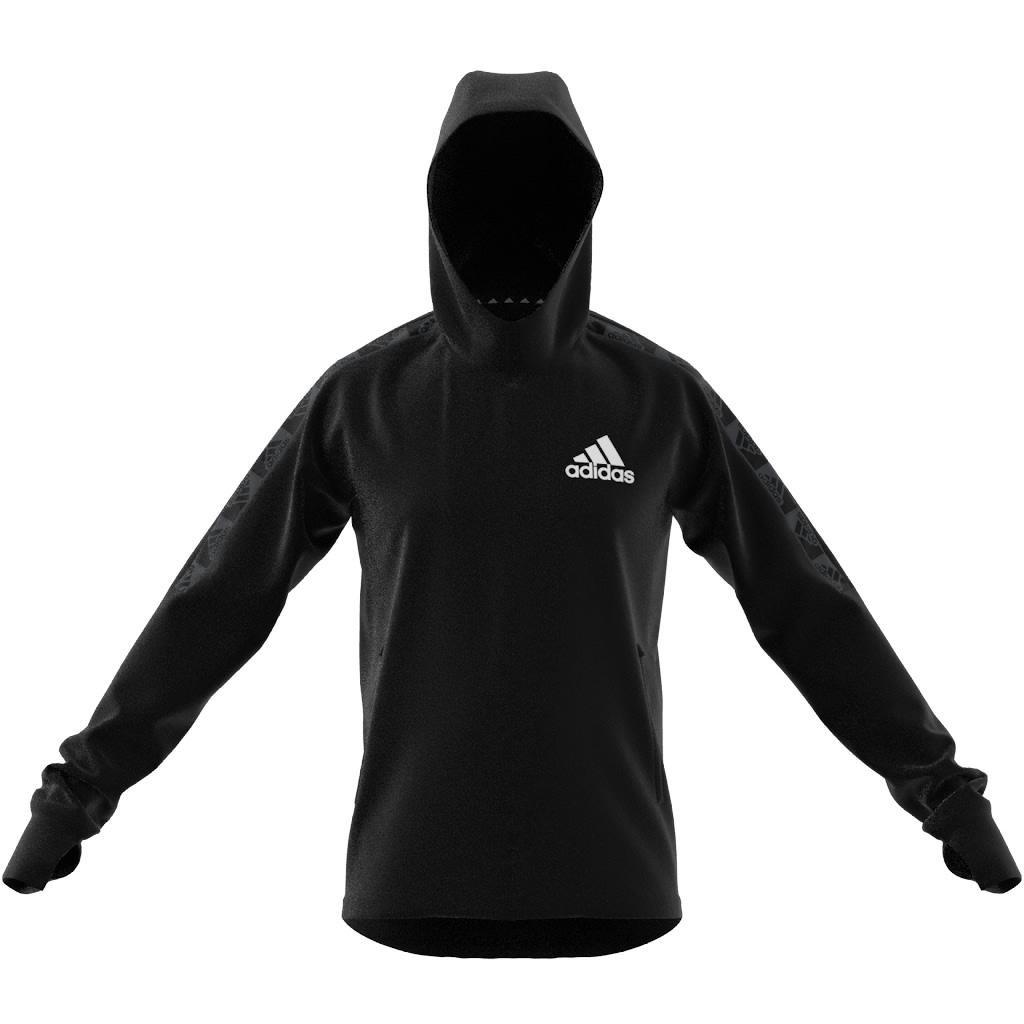 AEROREADY Designed to Move Sport Motion Logo Hoodie, Black, , large image number 4