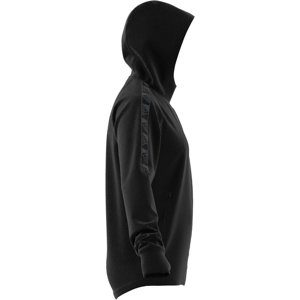 AEROREADY Designed to Move Sport Motion Logo Hoodie, Black, , large image number 6