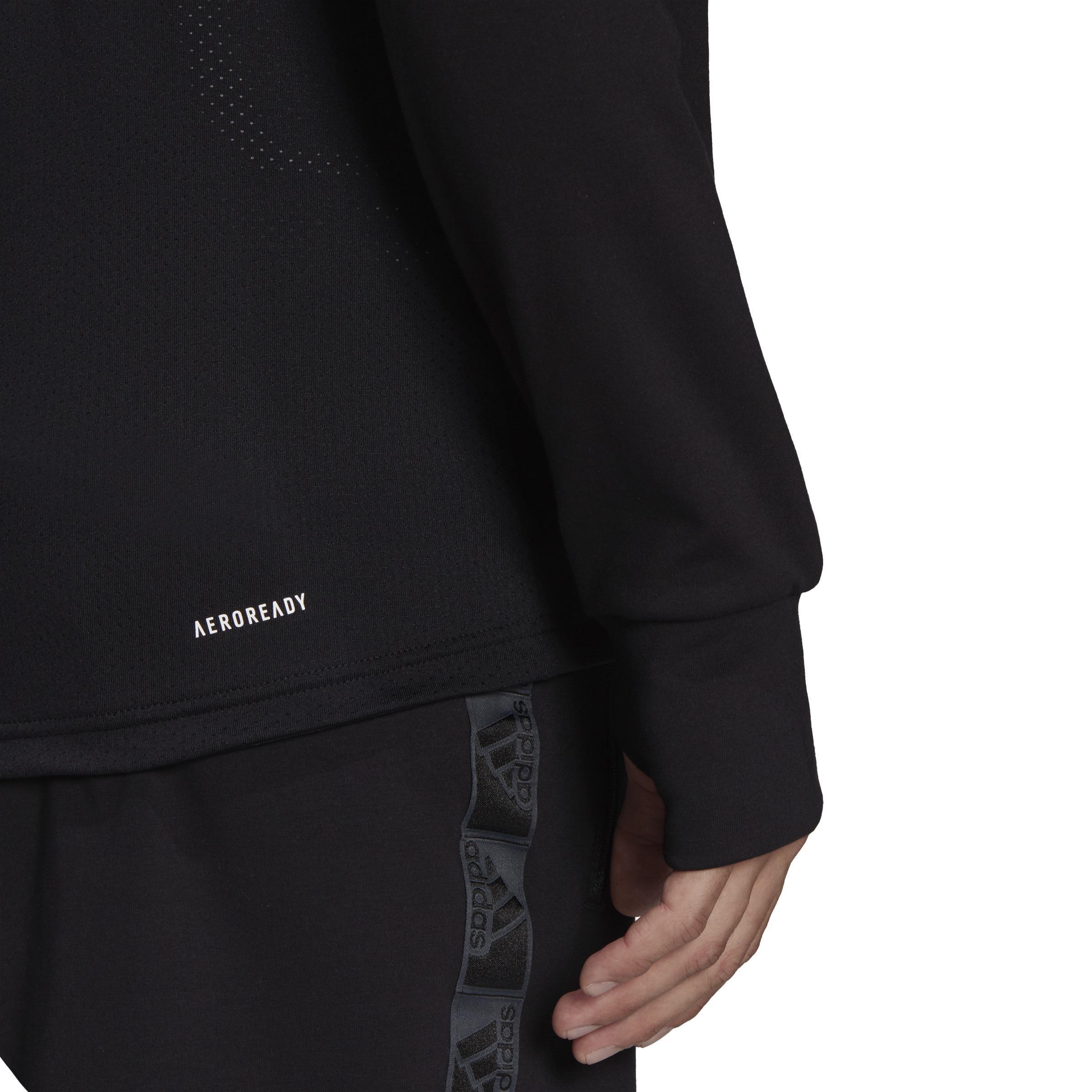 AEROREADY Designed to Move Sport Motion Logo Hoodie, Black, , large image number 6
