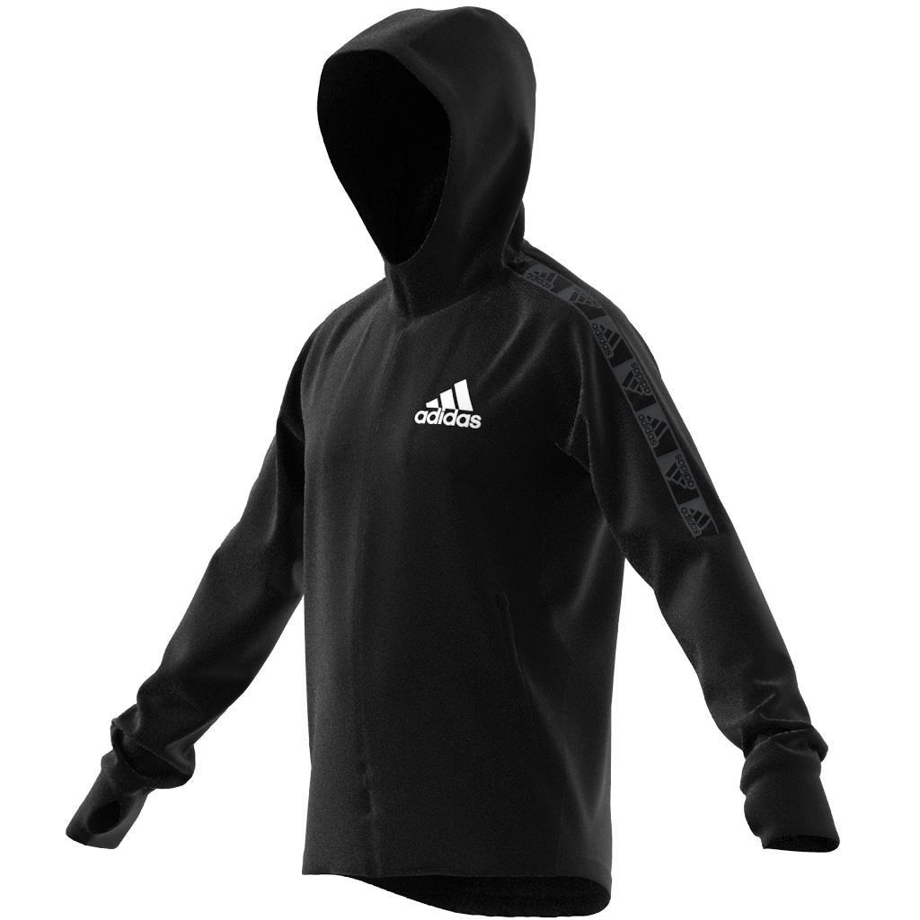 AEROREADY Designed to Move Sport Motion Logo Hoodie, Black, , large image number 9