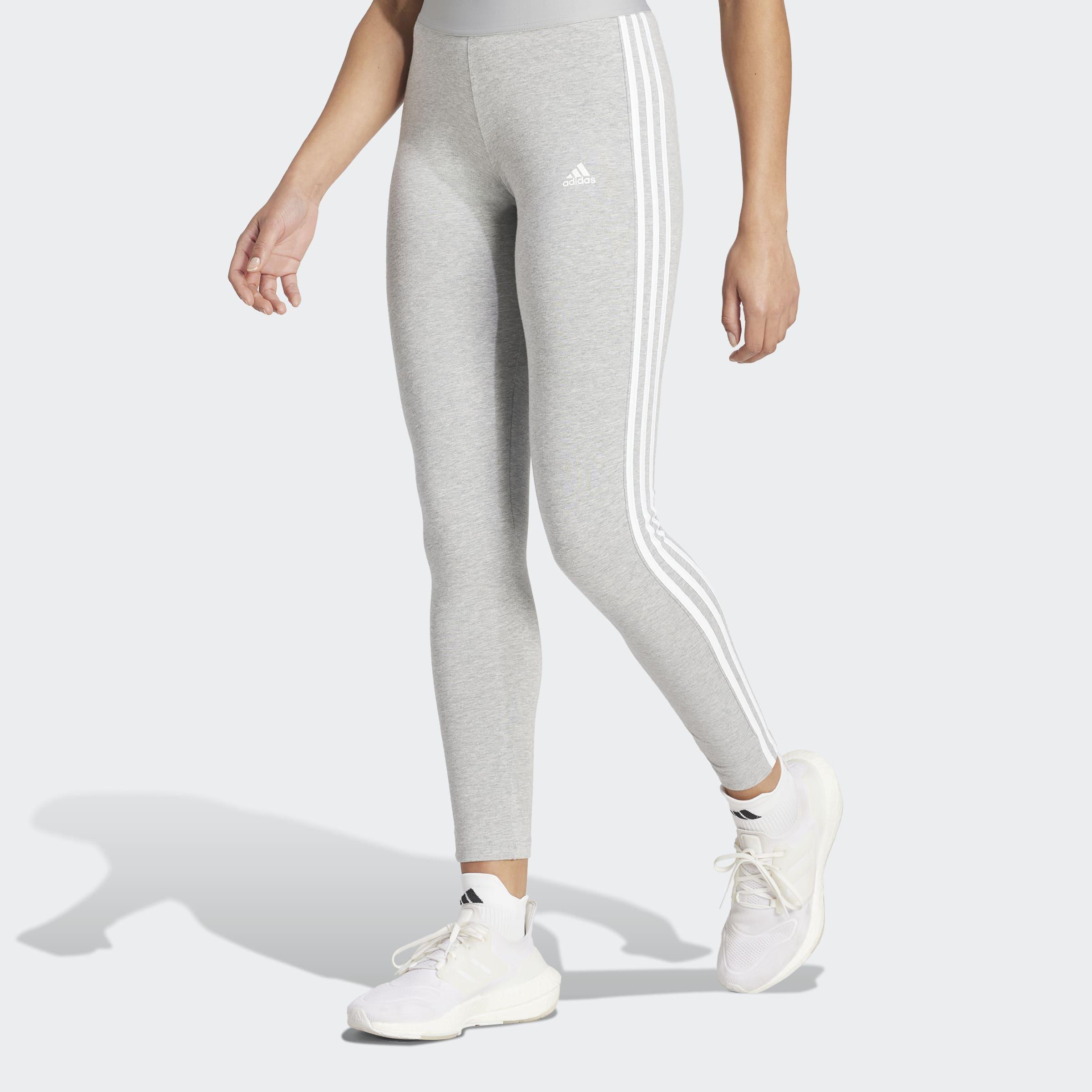LOUNGEWEAR Essentials 3-Stripes Leggings, Grey