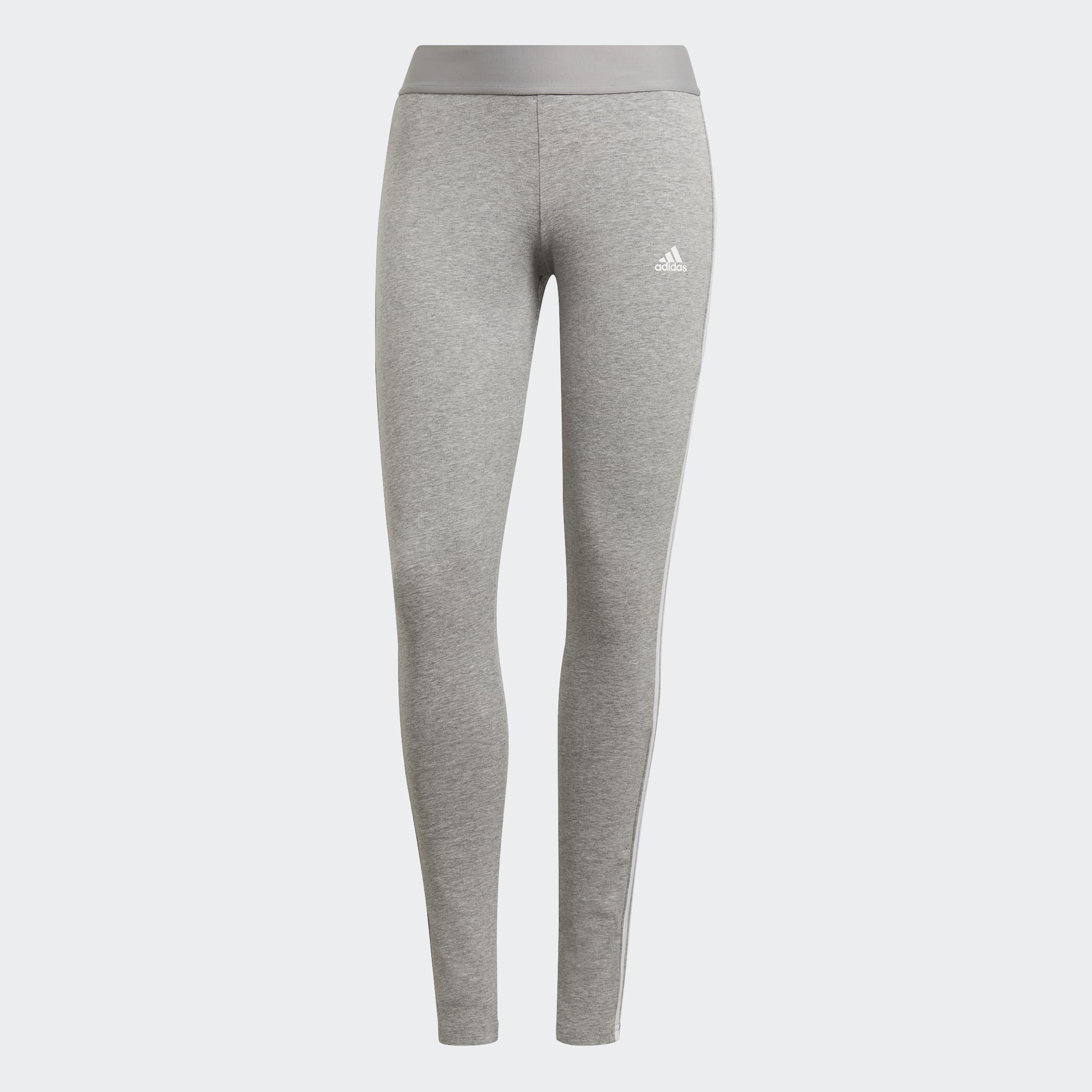 LOUNGEWEAR Essentials 3-Stripes Leggings, Grey