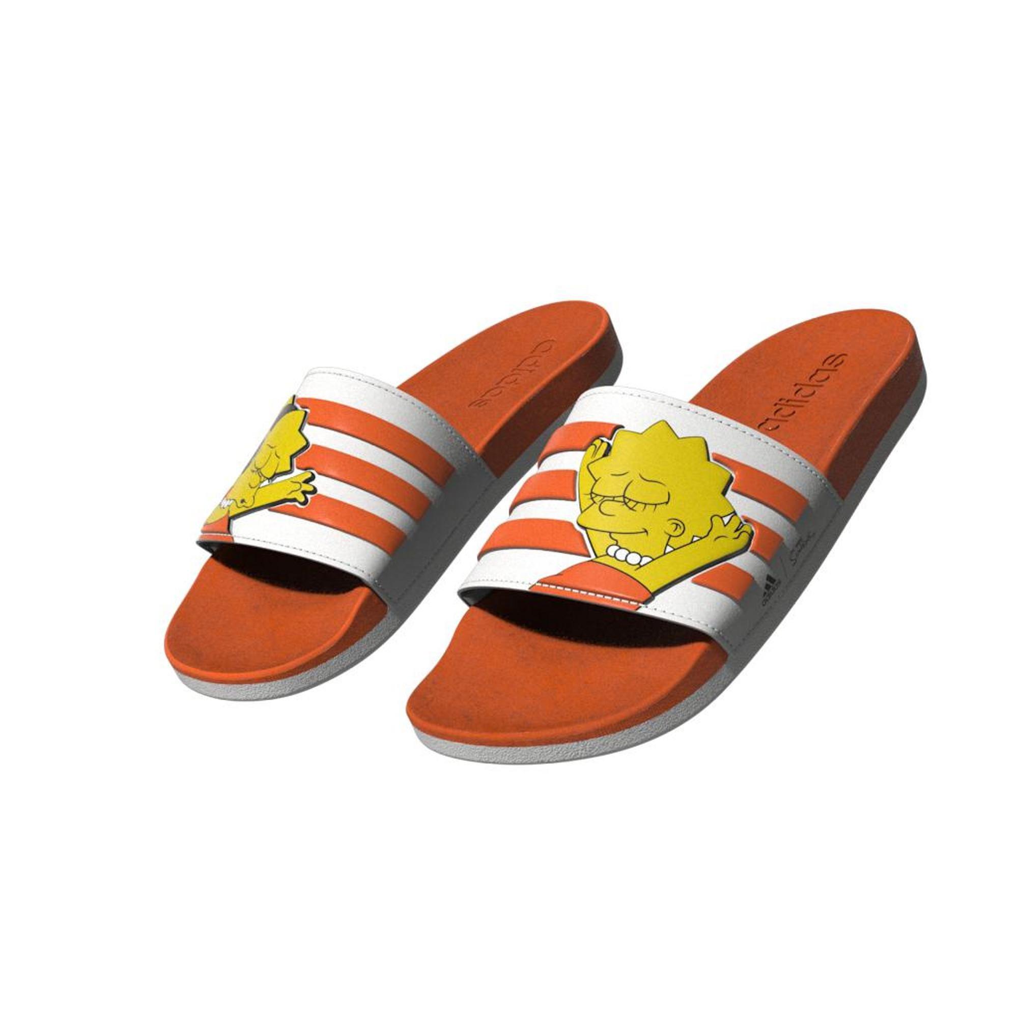 The Simpsons Adilette Comfort Slides, White, , large image number 14