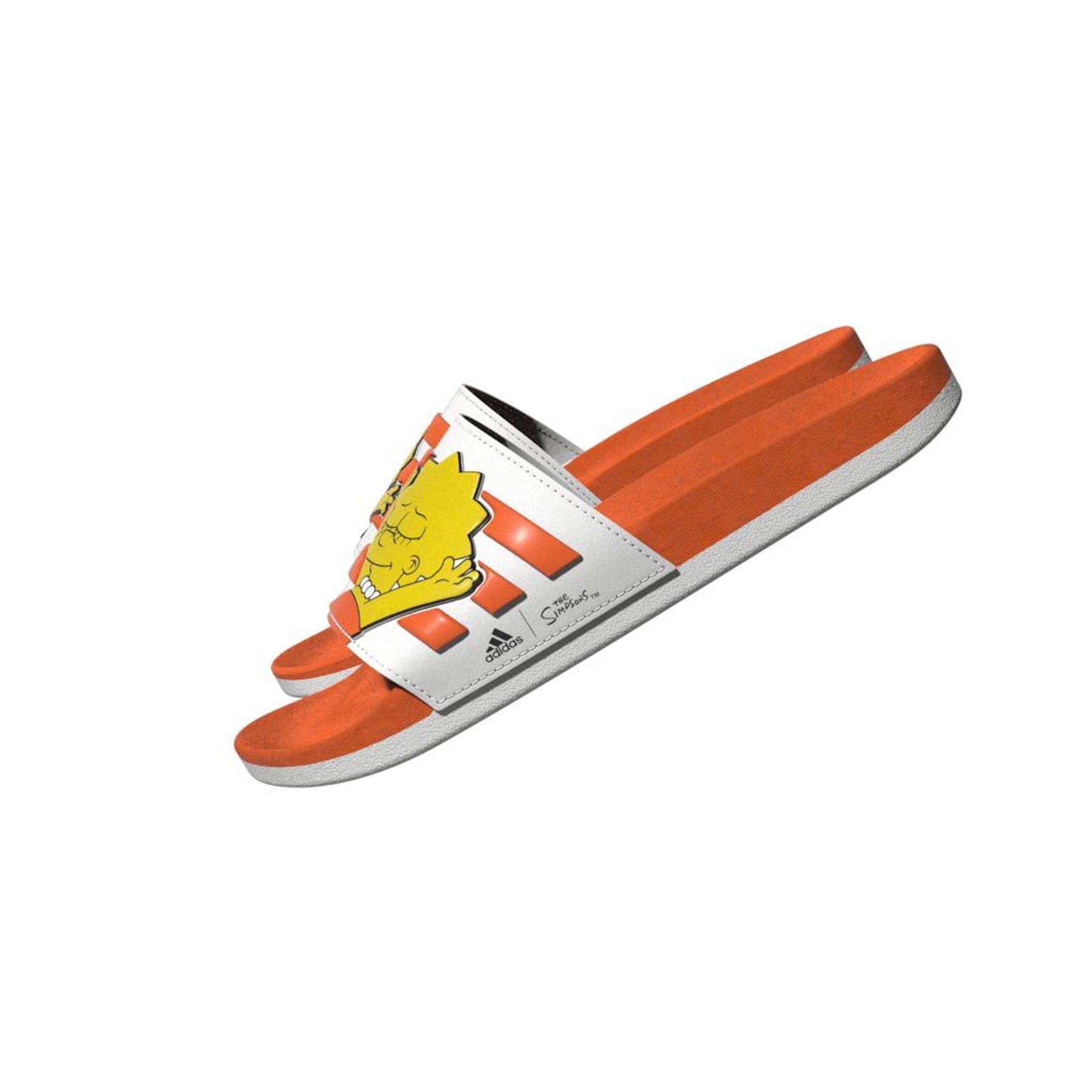 The Simpsons Adilette Comfort Slides, White, A901_ONE, large image number 17