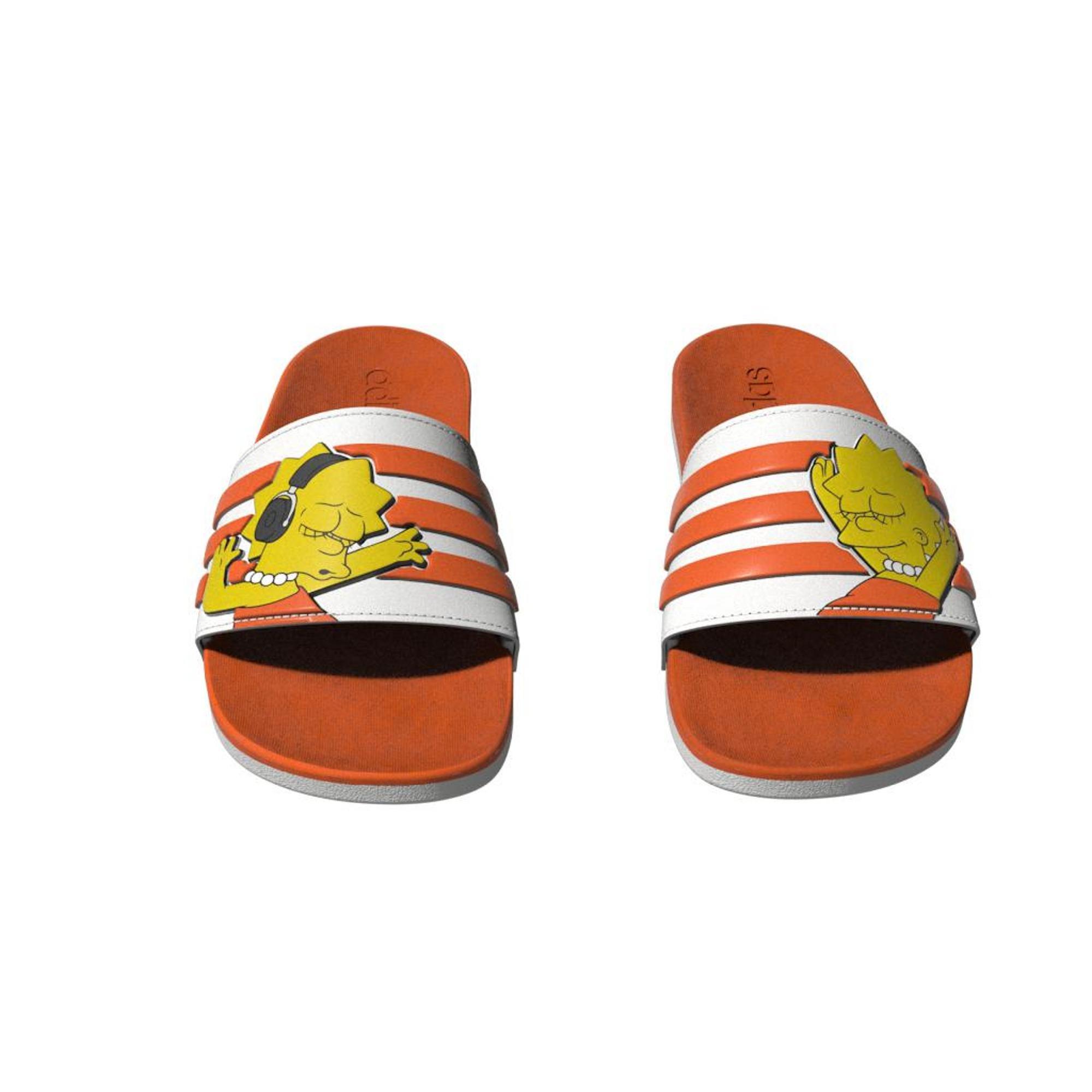 The Simpsons Adilette Comfort Slides, White, A901_ONE, large image number 23