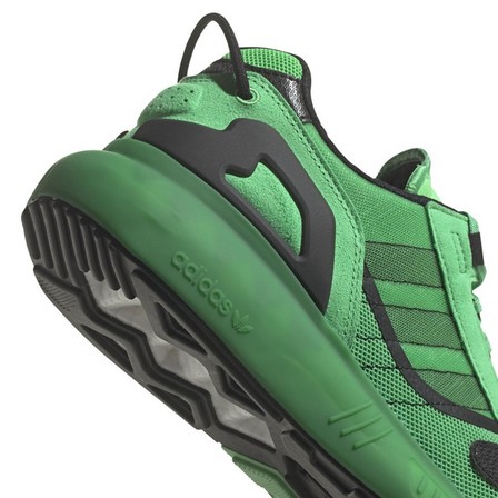 Men Zx 5K Boost Shoes, Green, A901_ONE, large image number 4