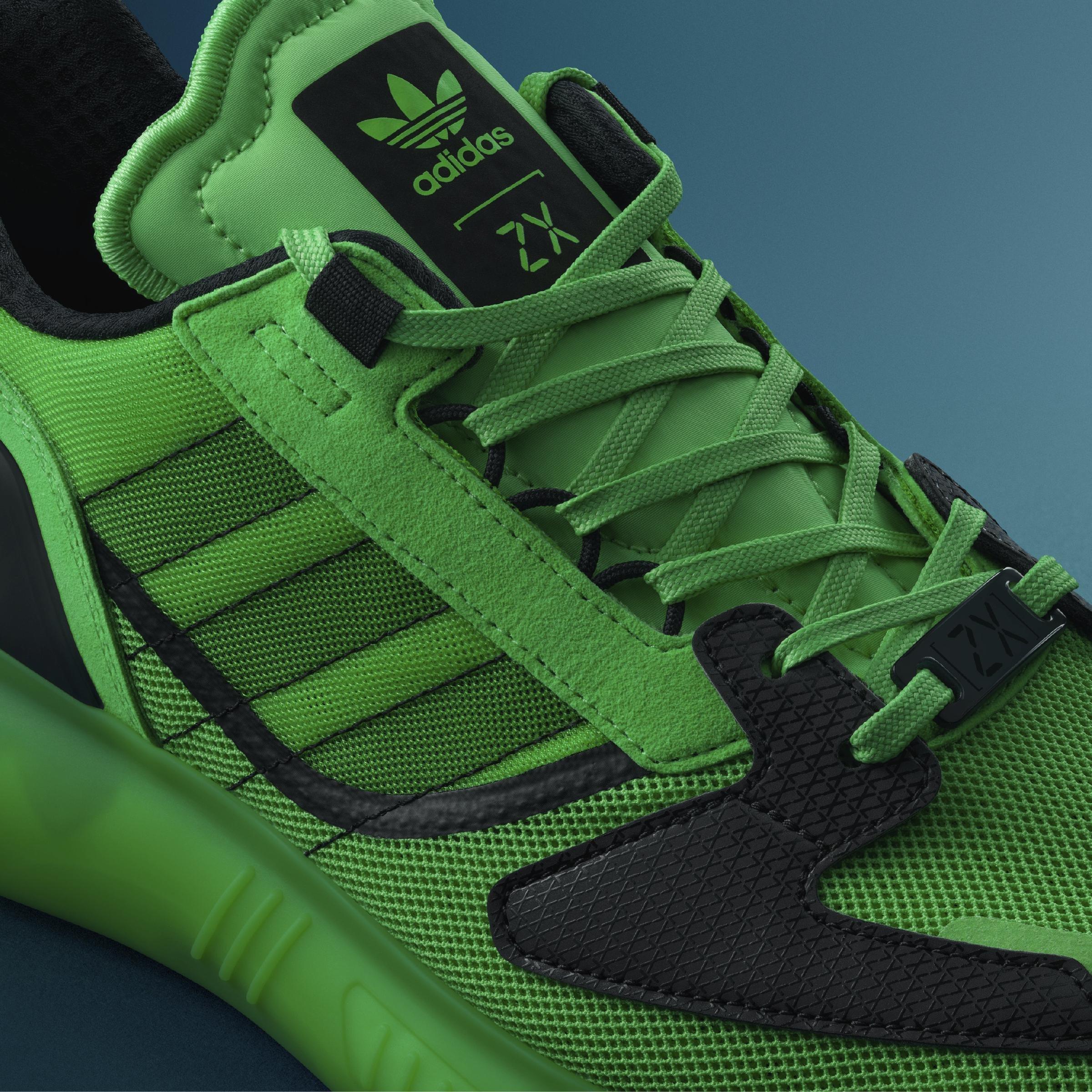 Men Zx 5K Boost Shoes, Green