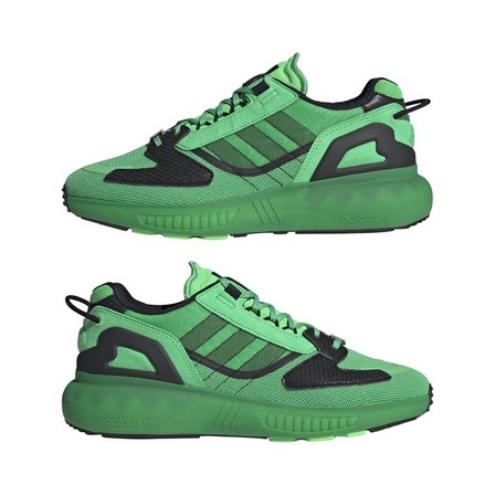 Men Zx 5K Boost Shoes, Green, A901_ONE, large image number 6