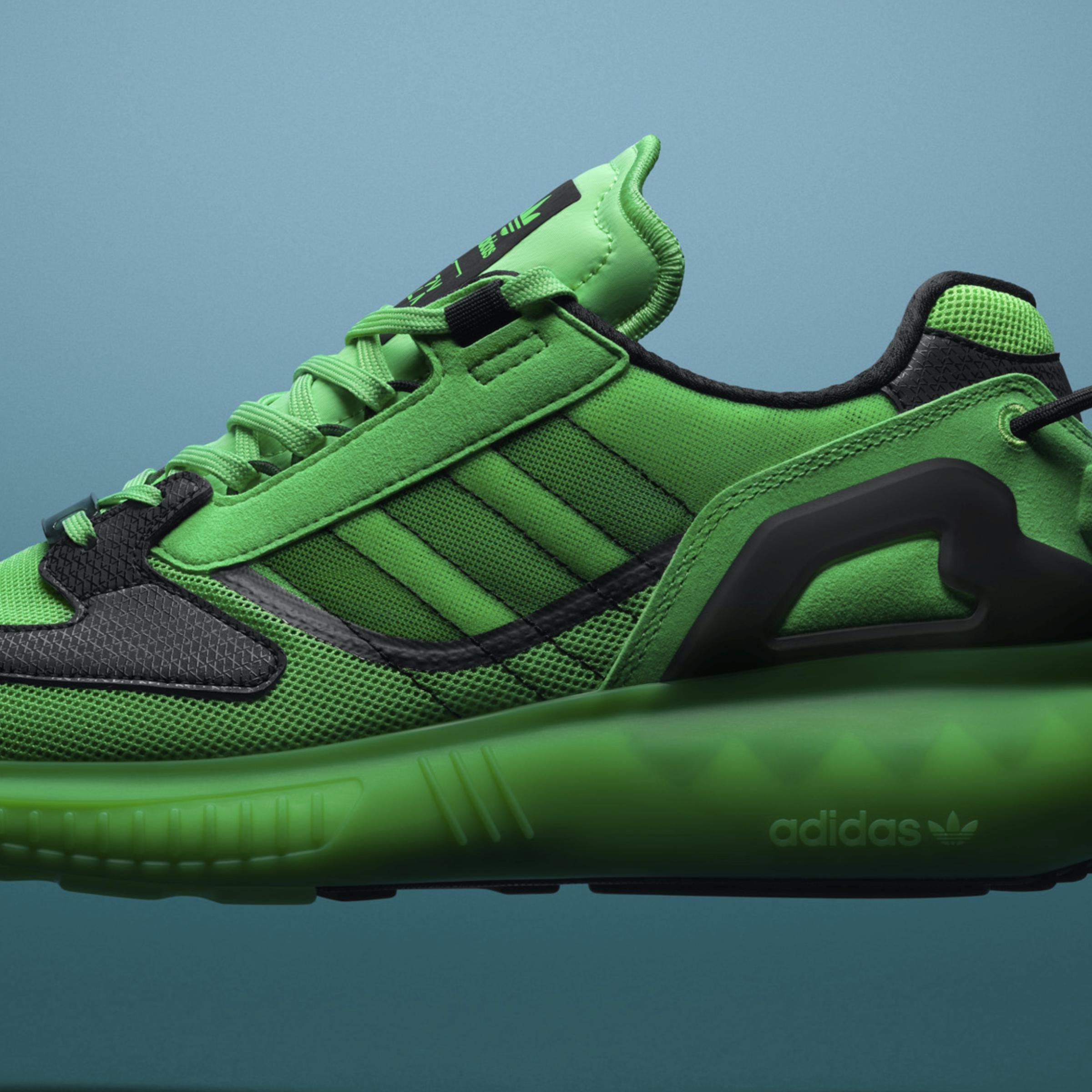 Zx 5K Boost Shoes, Green, A901_ONE, large image number 12
