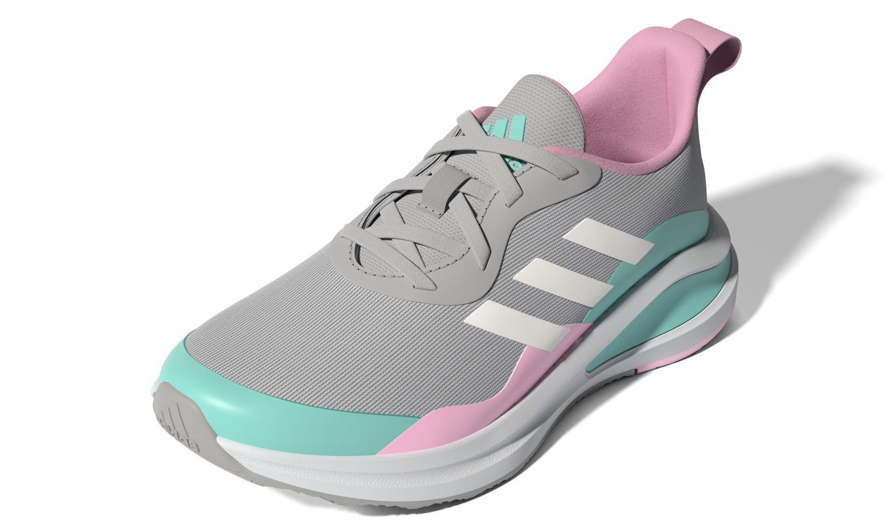 Unisex Kids Fortarun Lace Running Shoes, Grey, , large image number 12
