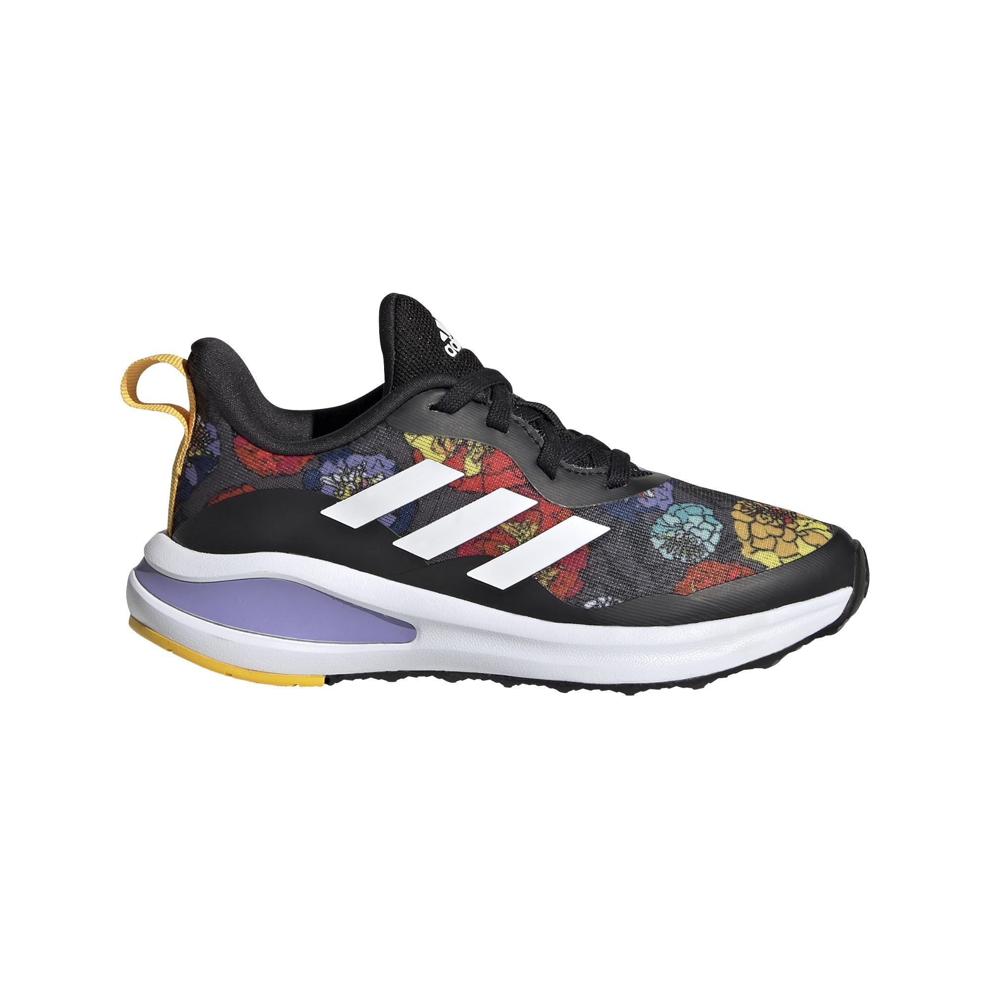 Unisex Kids Fortarun Women's Day Graphic Top Strap Running Shoes, Black, A901_ONE, large image number 0