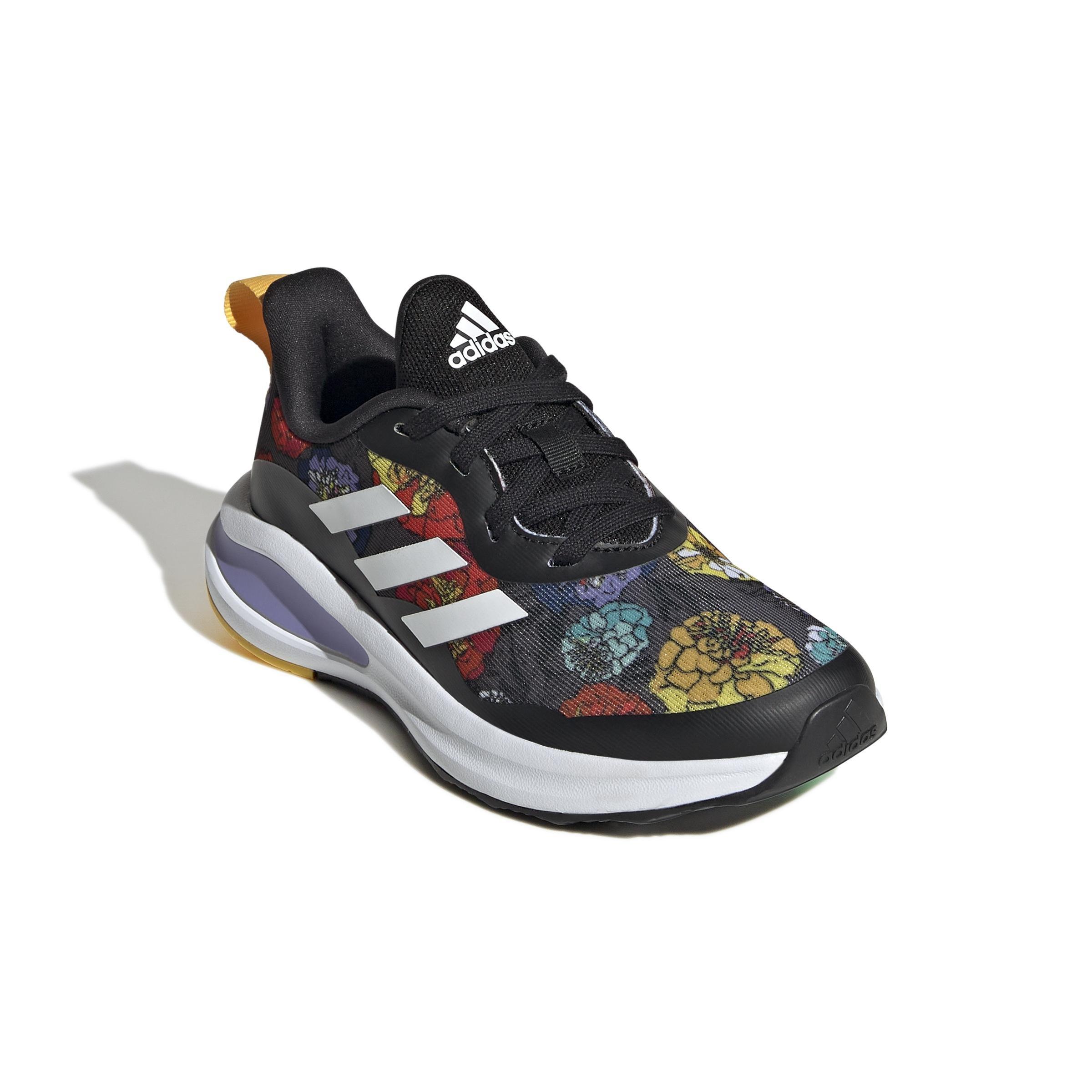 Unisex Kids Fortarun Women's Day Graphic Top Strap Running Shoes, Black, A901_ONE, large image number 1