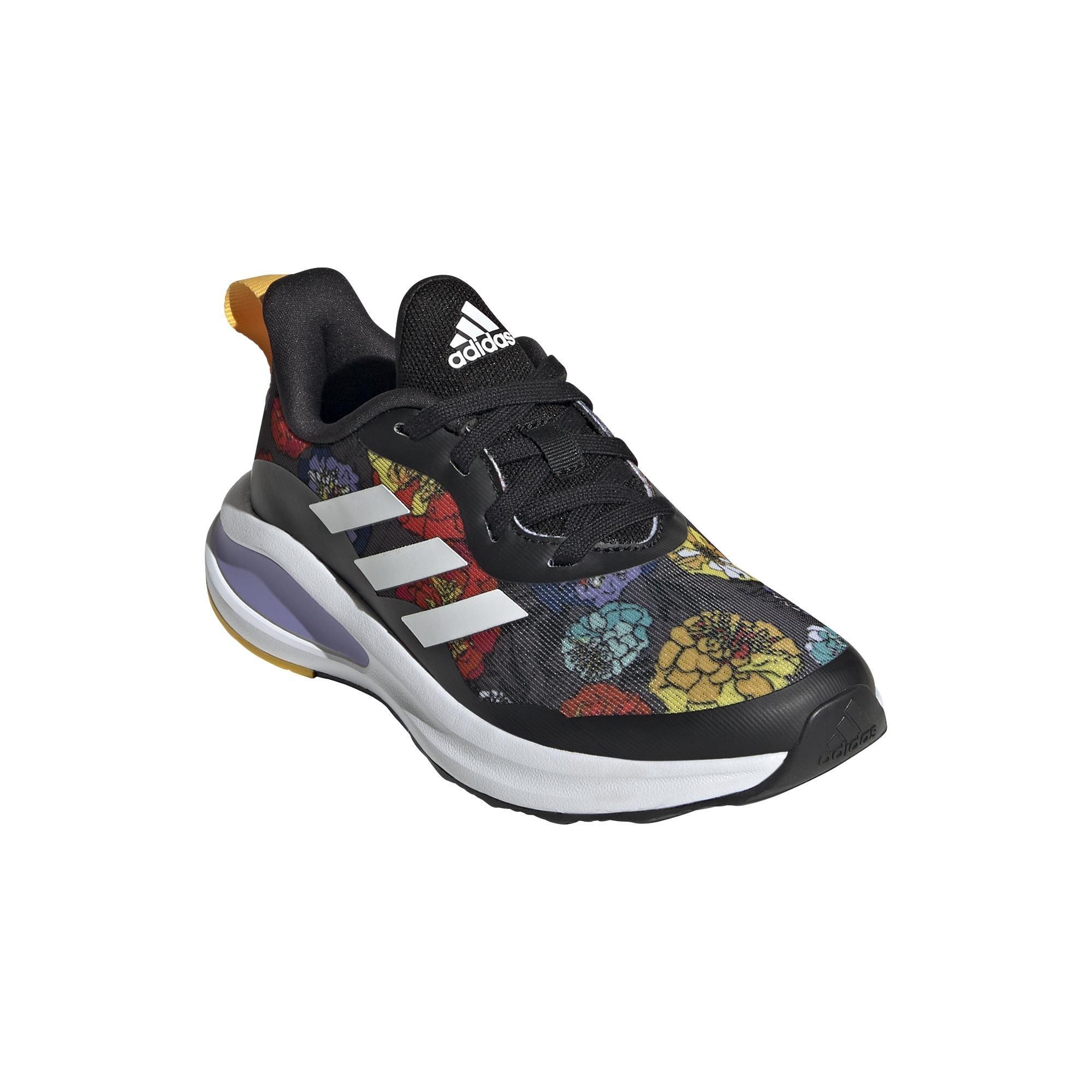 Unisex Kids Fortarun Women's Day Graphic Top Strap Running Shoes, Black, A901_ONE, large image number 2