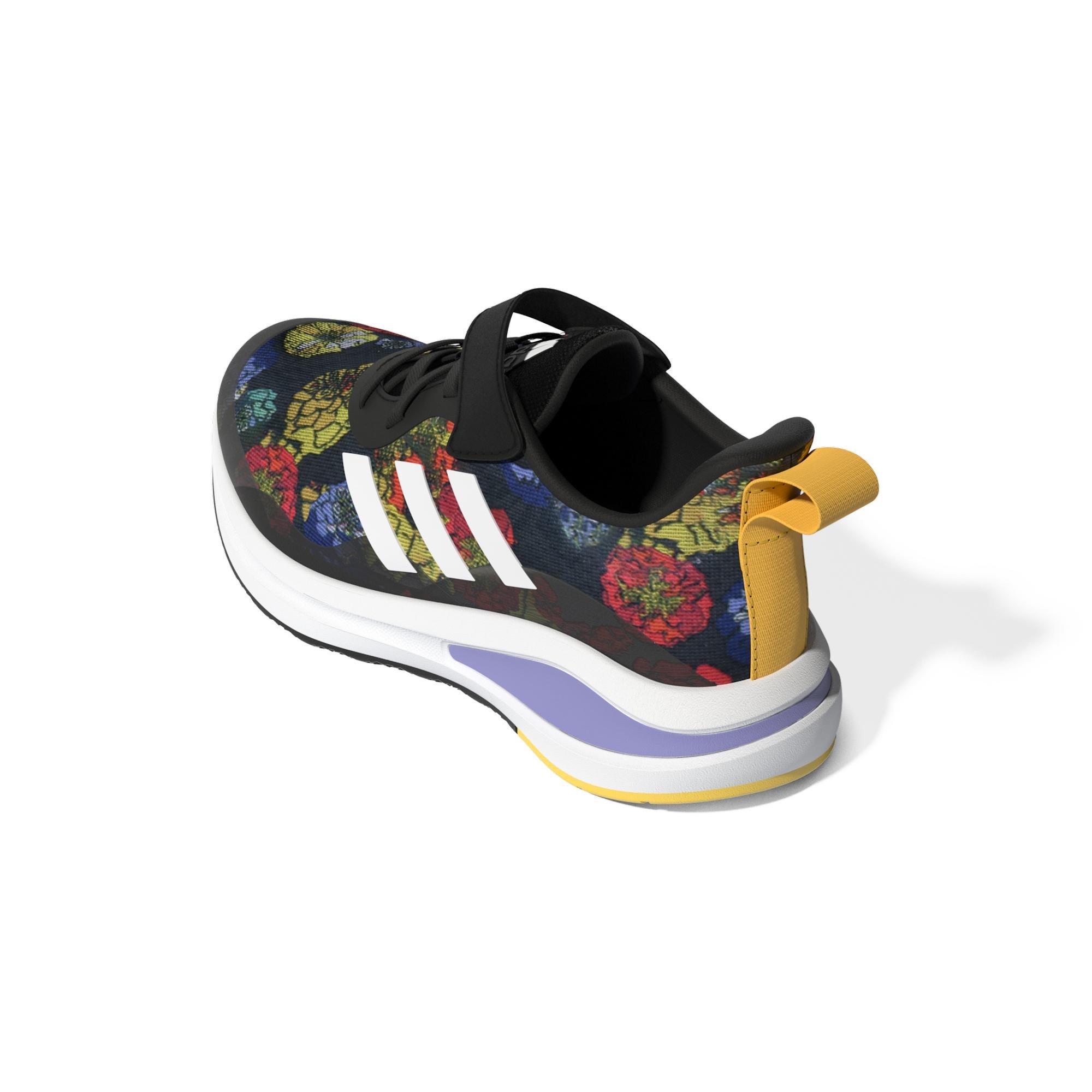 Unisex Kids Fortarun Women's Day Graphic Top Strap Running Shoes, Black, A901_ONE, large image number 5