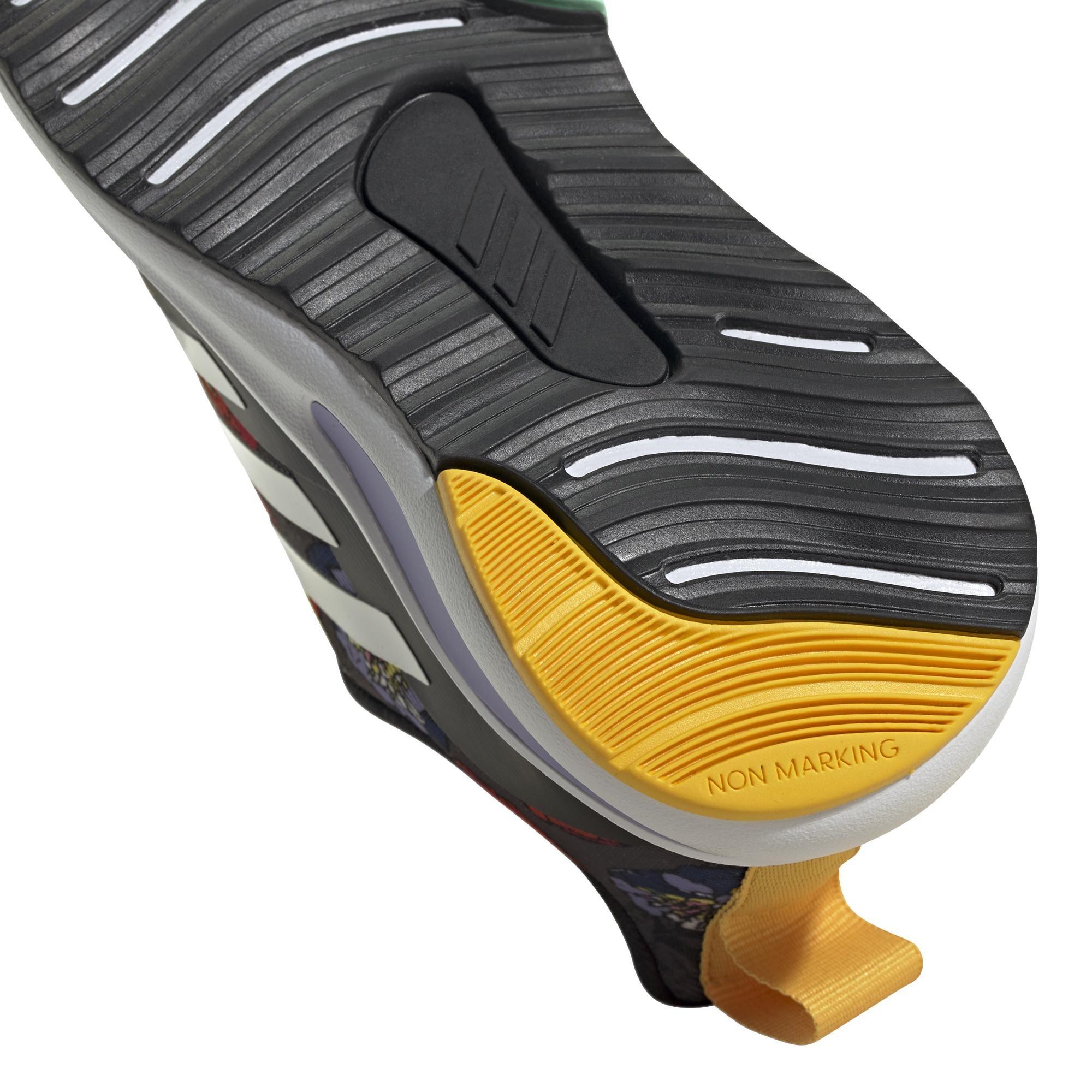 Unisex Kids Fortarun Women's Day Graphic Top Strap Running Shoes, Black, A901_ONE, large image number 6