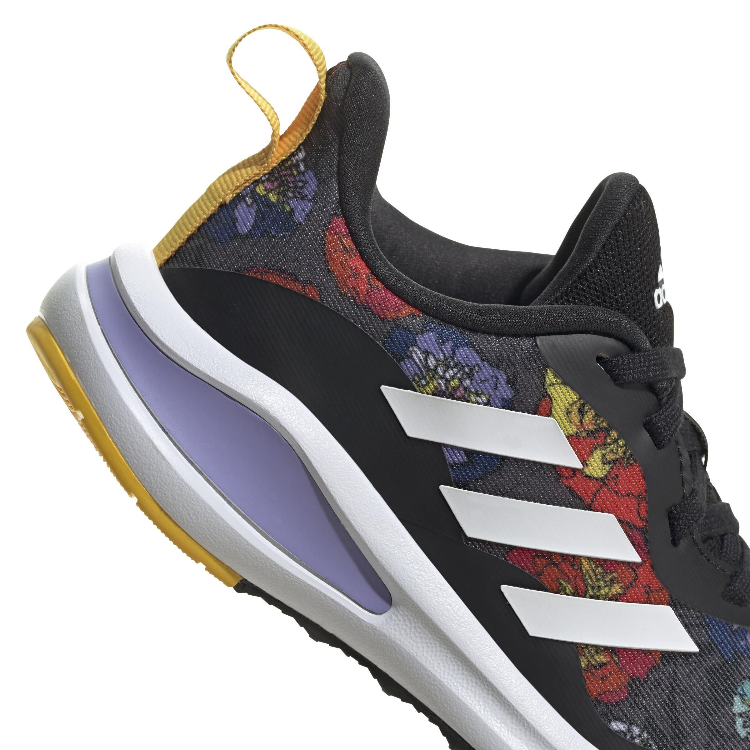 Unisex Kids Fortarun Women's Day Graphic Top Strap Running Shoes, Black, A901_ONE, large image number 9