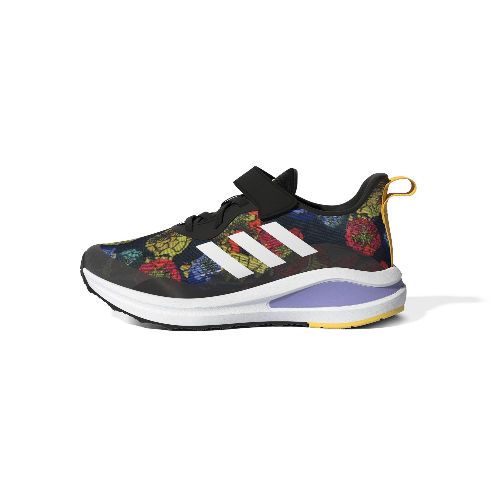 Unisex Kids Fortarun Women's Day Graphic Top Strap Running Shoes, Black, A901_ONE, large image number 13