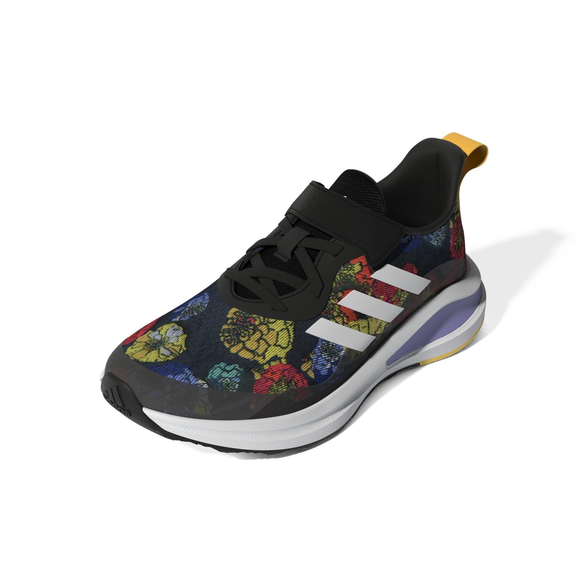 Unisex Kids Fortarun Women's Day Graphic Top Strap Running Shoes, Black, A901_ONE, large image number 14