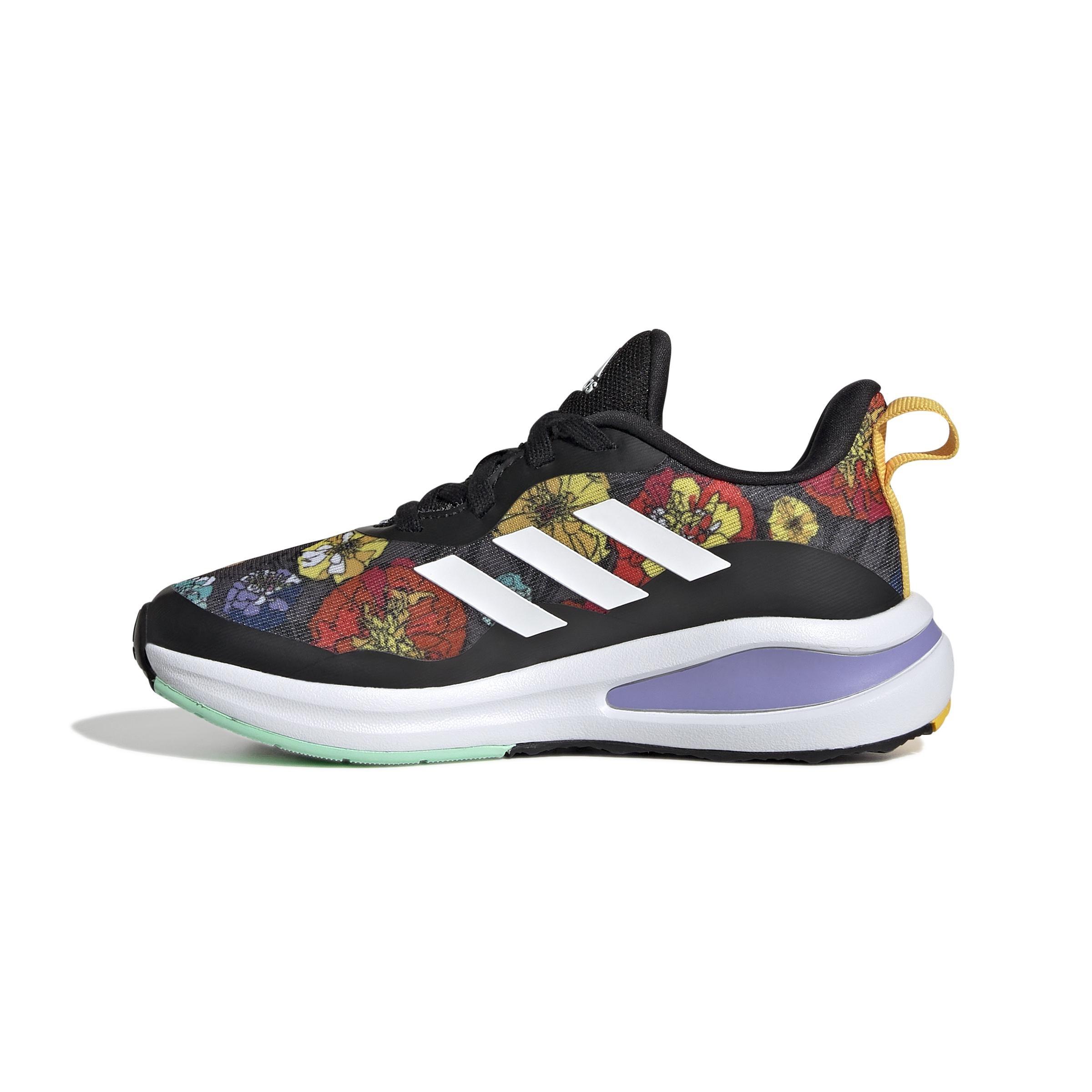 Unisex Kids Fortarun Women's Day Graphic Top Strap Running Shoes, Black, A901_ONE, large image number 28