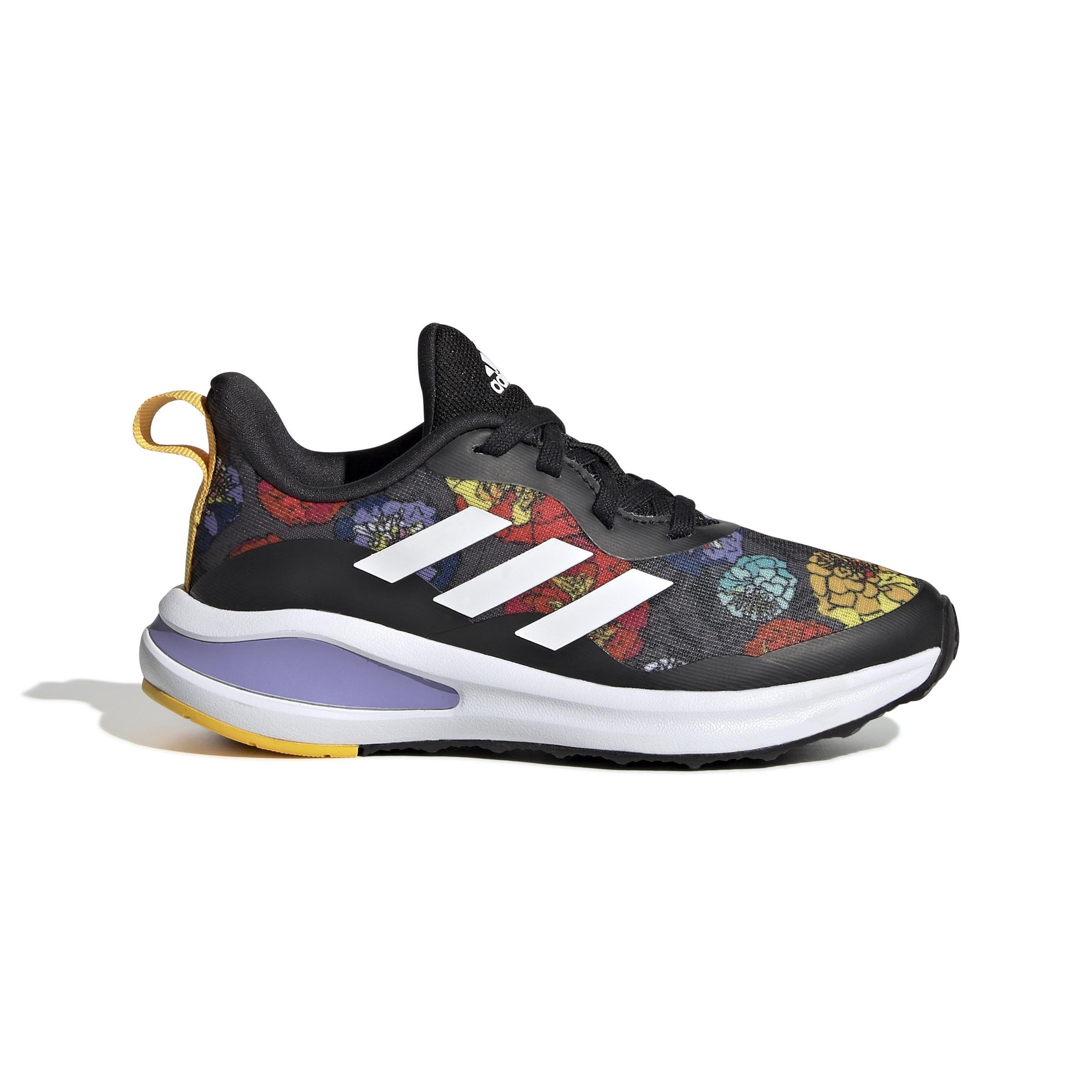 Unisex Kids Fortarun Women's Day Graphic Top Strap Running Shoes, Black, A901_ONE, large image number 34