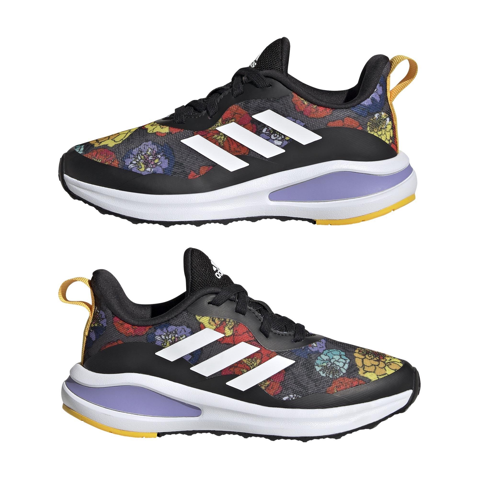 Unisex Kids Fortarun Women's Day Graphic Top Strap Running Shoes, Black, A901_ONE, large image number 35