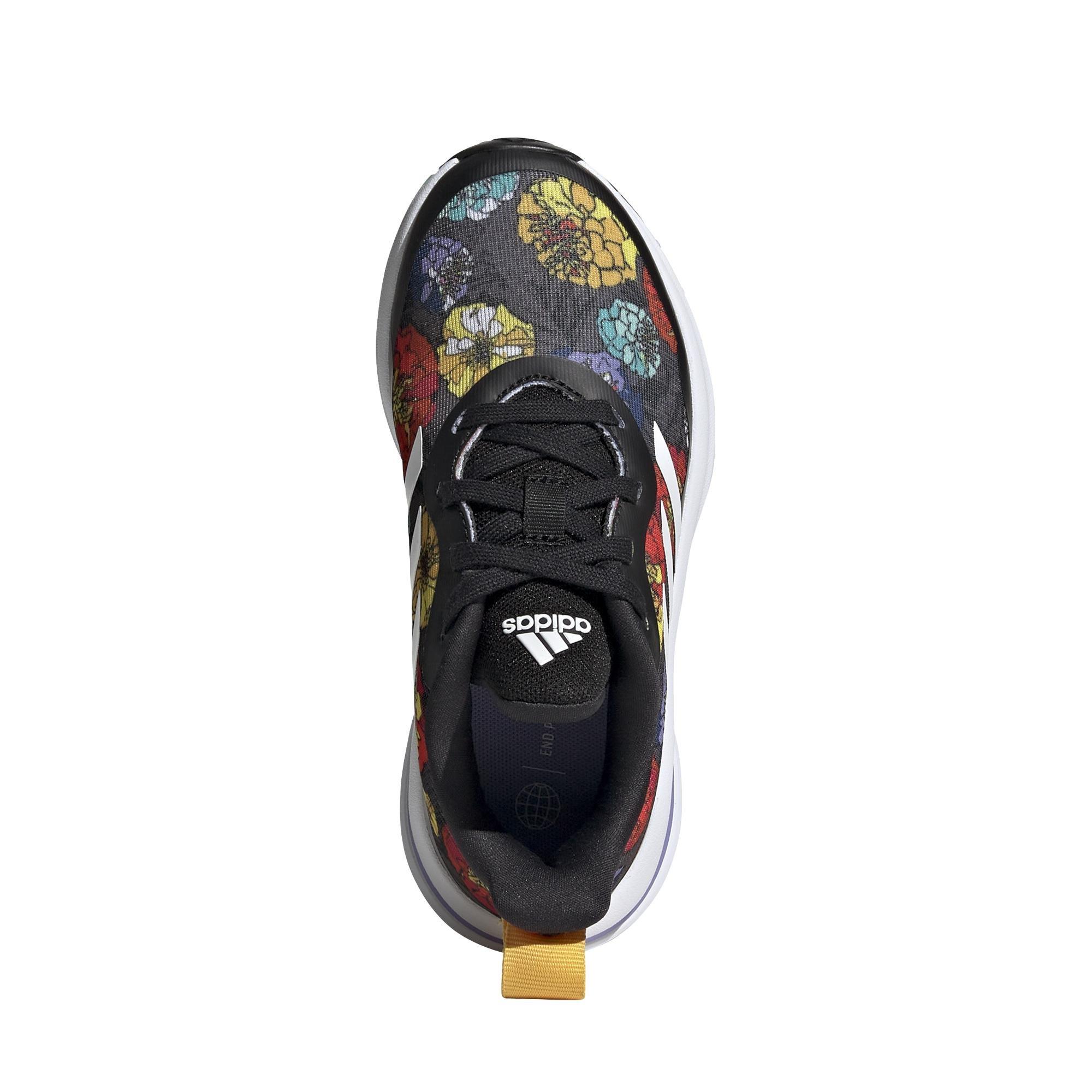 Unisex Kids Fortarun Women's Day Graphic Top Strap Running Shoes, Black, A901_ONE, large image number 39